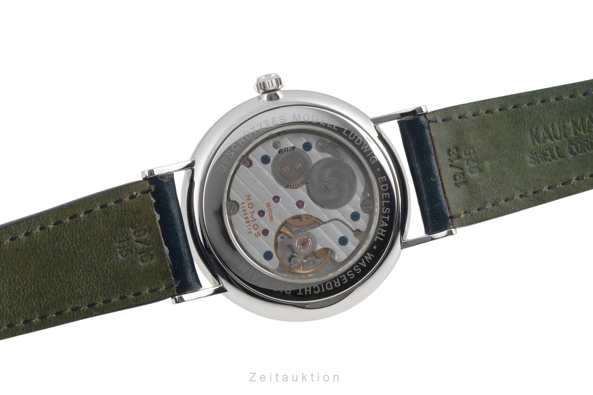 Nomos Ludwig acier à remontage manuel montre pour hommes 231 LP: 2400EUR  [2600820]