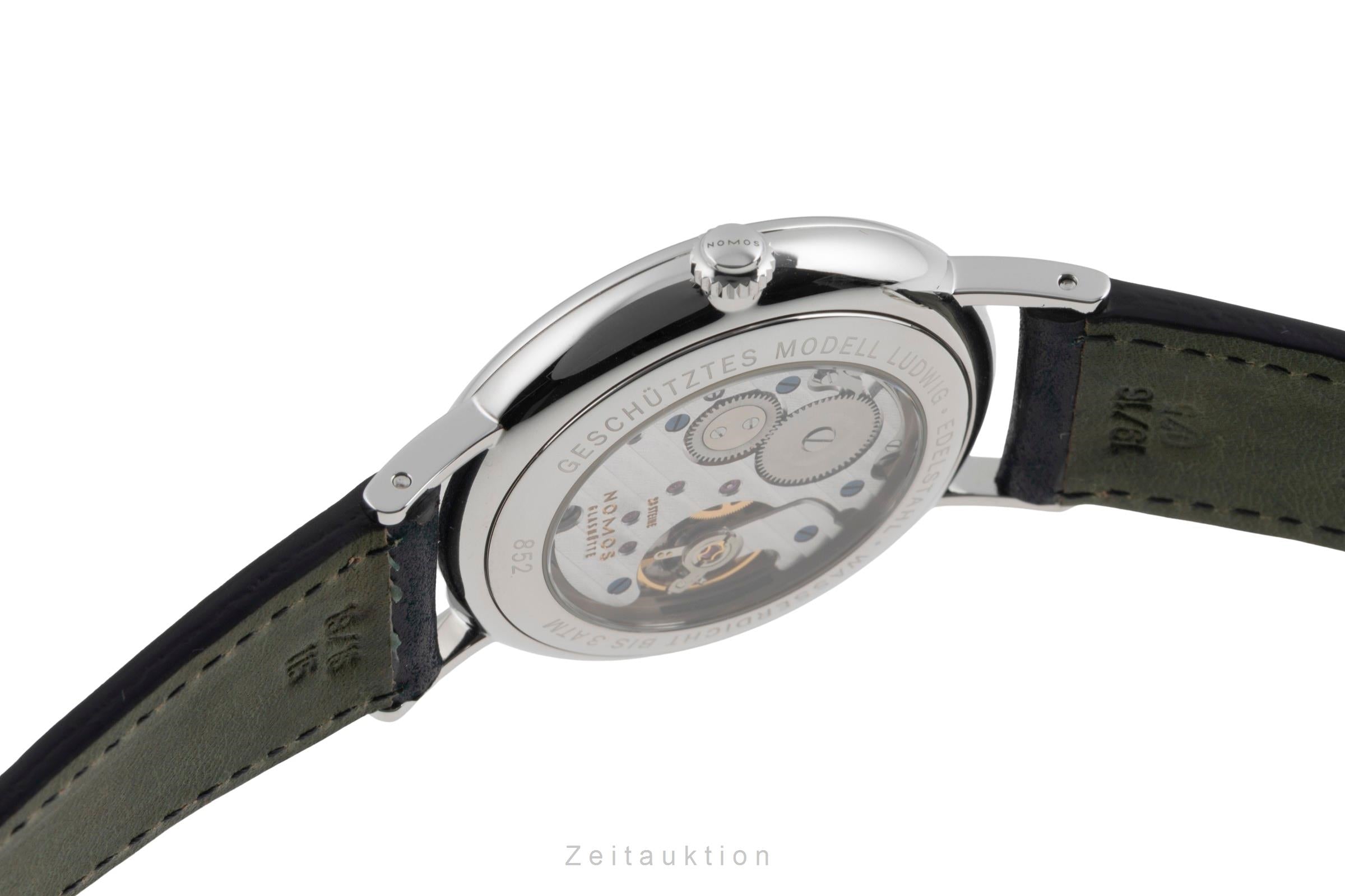Nomos Ludwig acier à remontage manuel montre pour hommes 231 LP: 2400EUR  [2600820]
