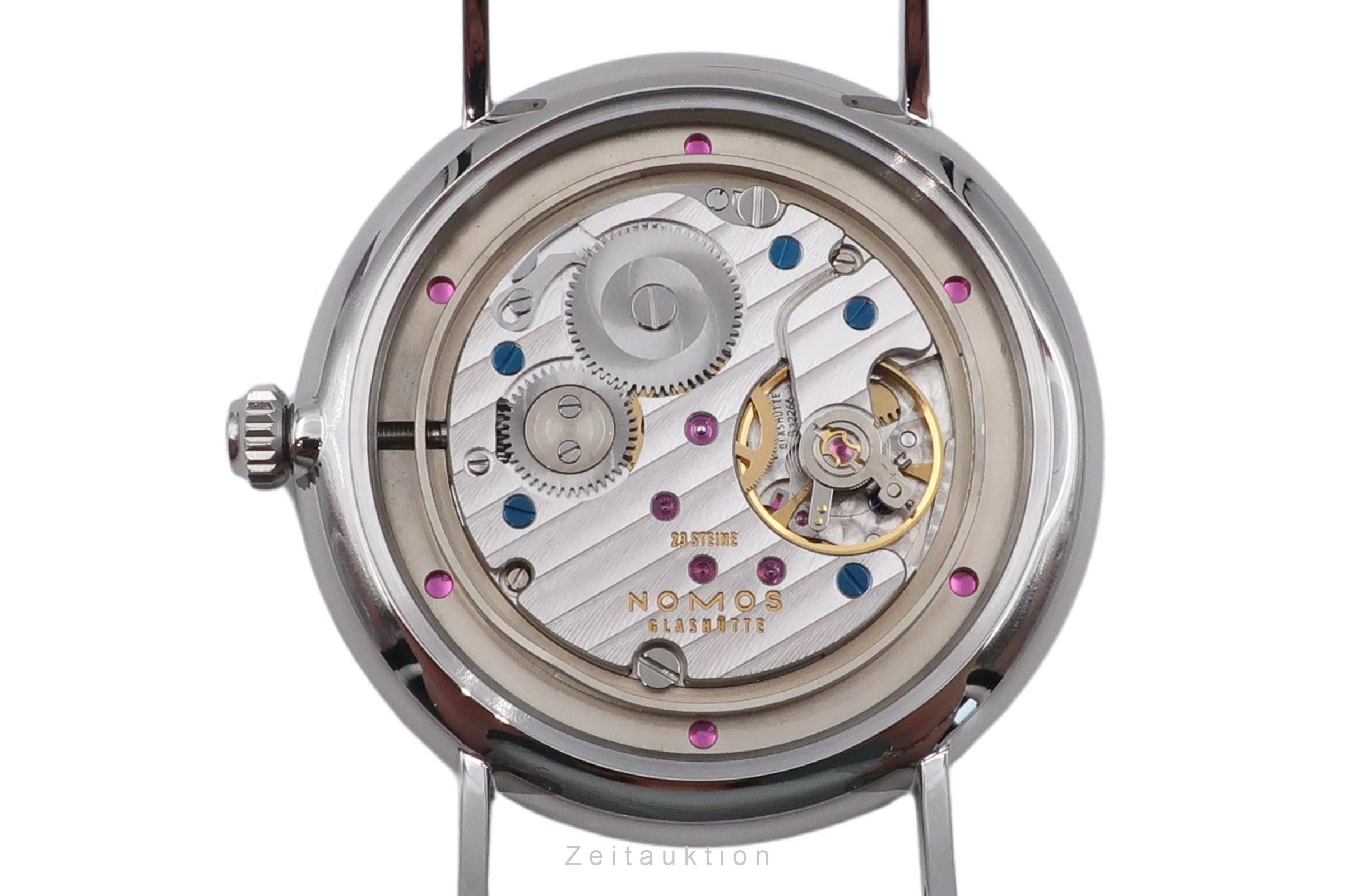 Nomos Ludwig acier à remontage manuel montre pour hommes 231 LP: 2400EUR  [2600820]