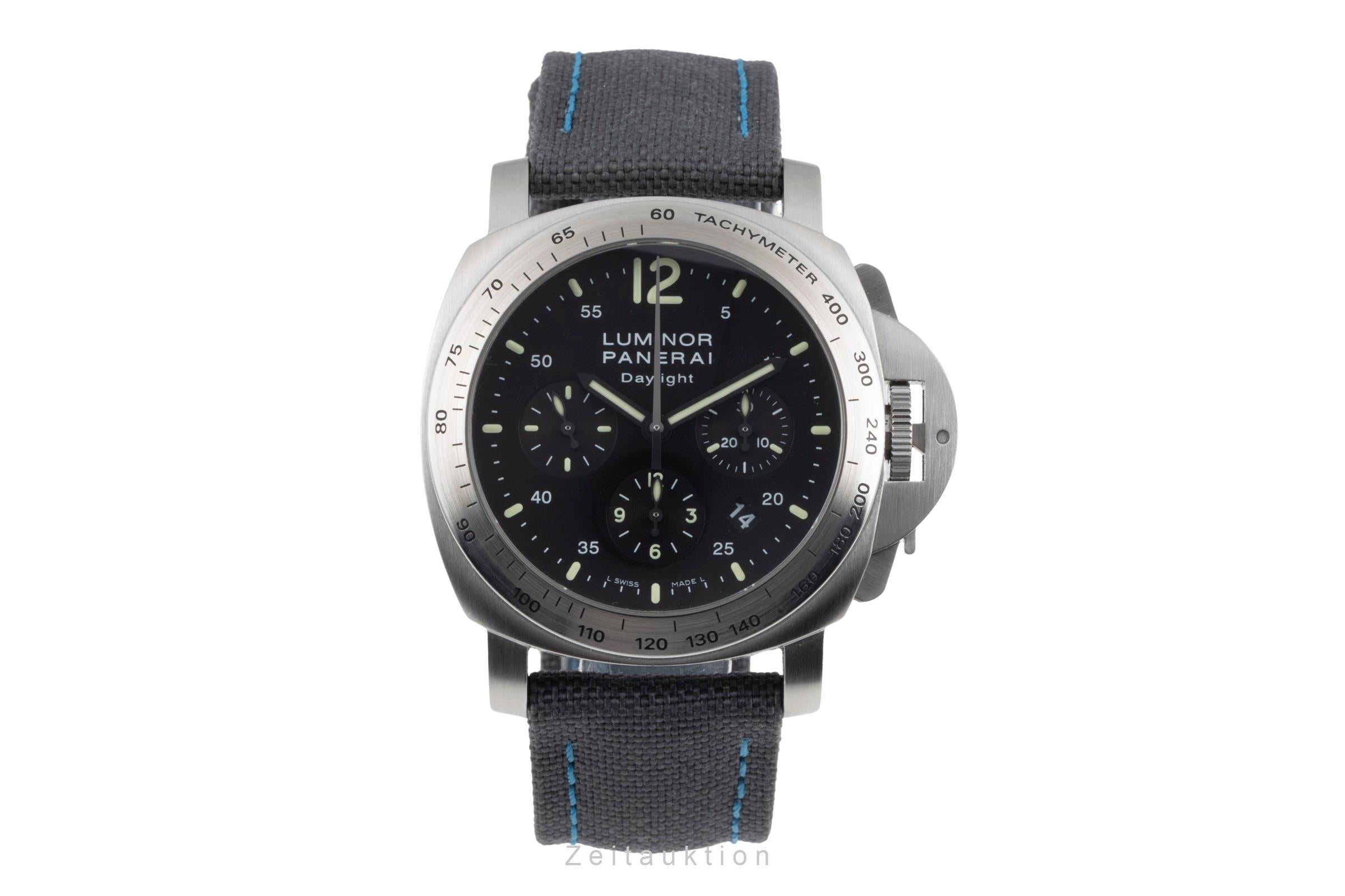 Panerai Luminor Chrono Daylight chronograph steel automatic men's watch PAM00250  [2600822]