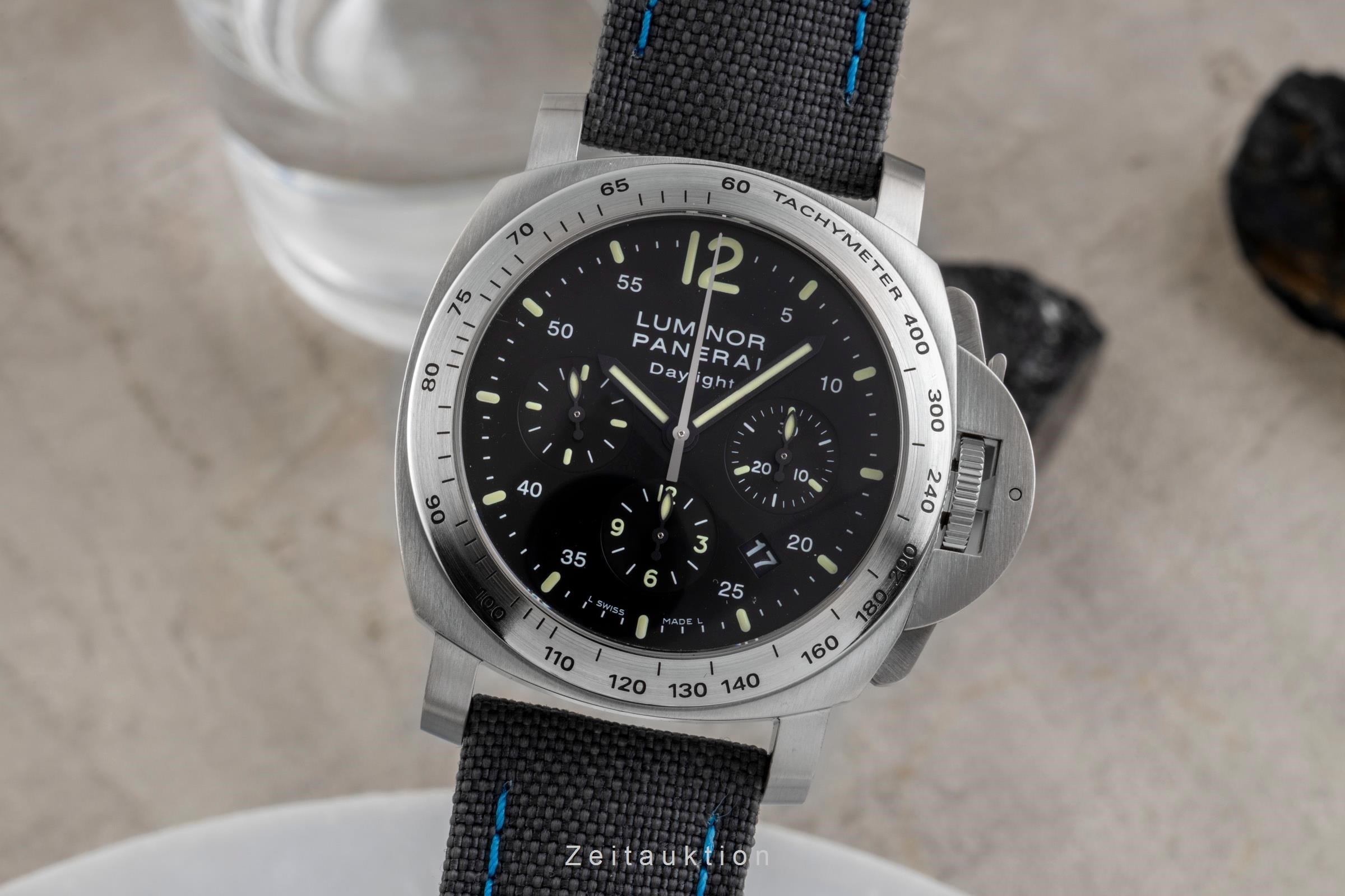 Panerai Luminor Chrono Daylight cronógrafo acero automático reloj para caballeros PAM00250  [2600822]