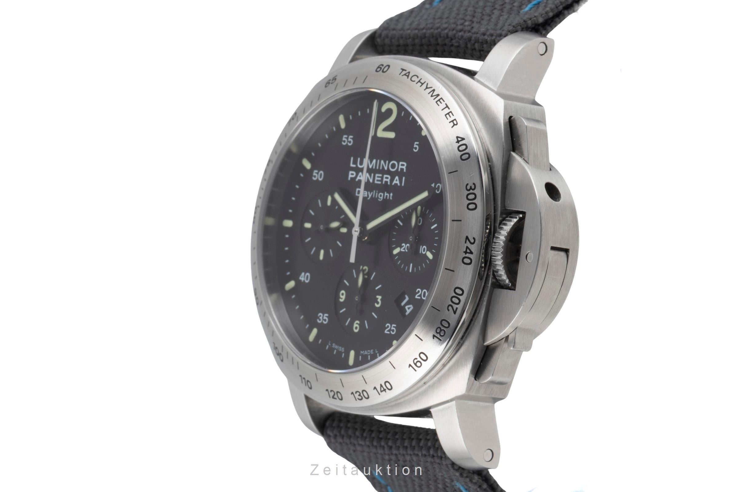 Panerai Luminor Chrono Daylight chronograph steel automatic men's watch PAM00250  [2600822]