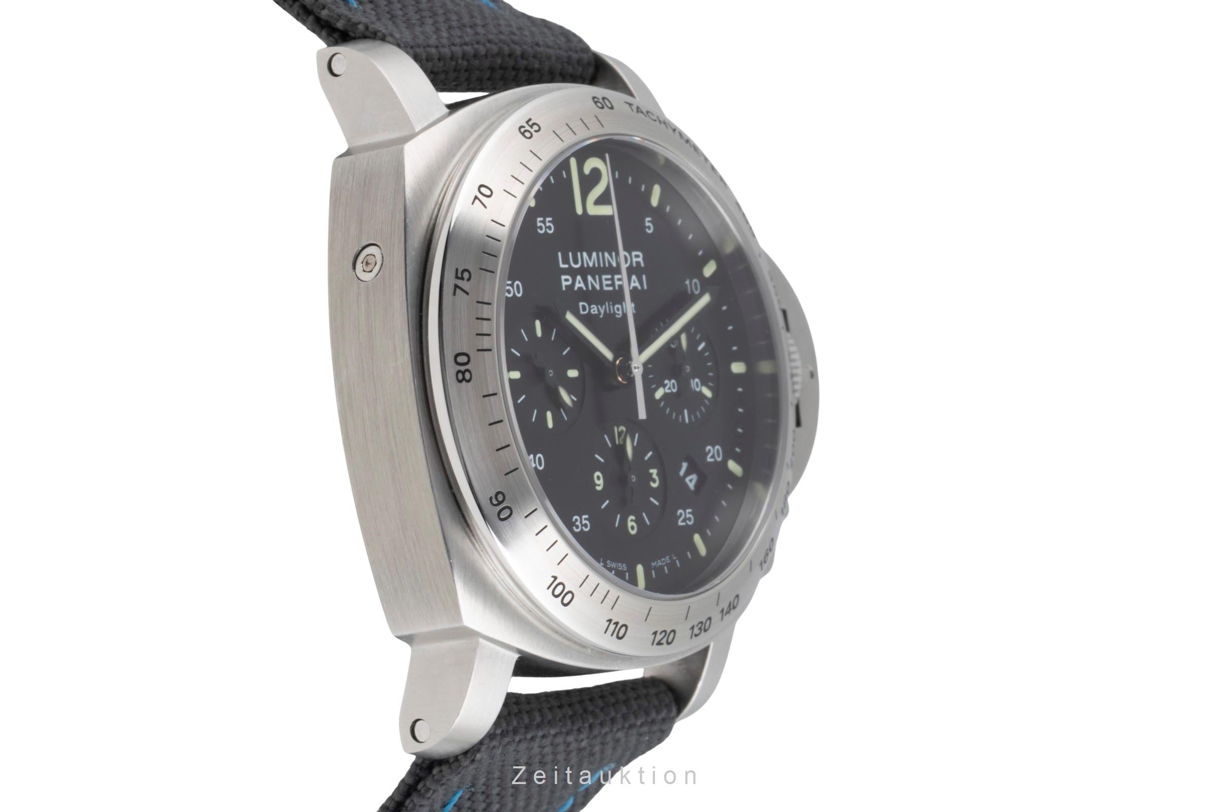 Panerai Luminor Chrono Daylight chronograph steel automatic men's watch PAM00250  [2600822]
