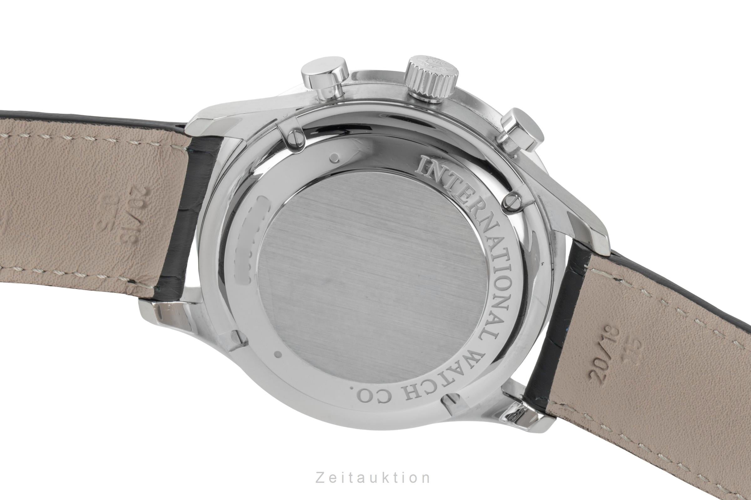 IWC Portugieser cronografo acciaio automatismo orologio da uomo IW371447 LP: 9100EUR  [2600823]
