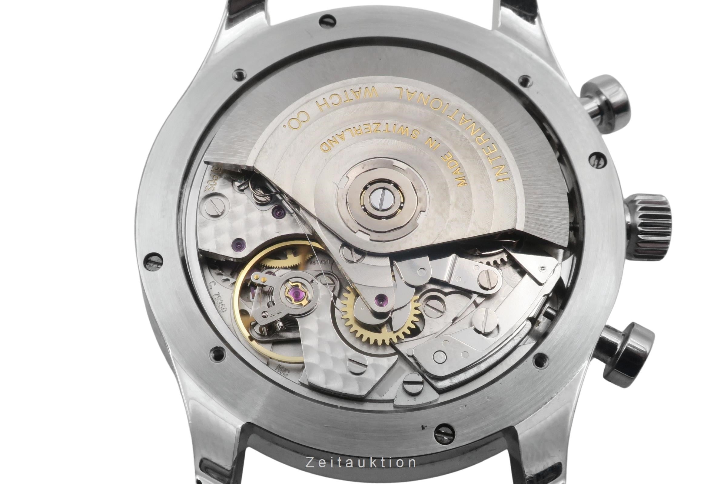 IWC Portugieser cronografo acciaio automatismo orologio da uomo IW371447 LP: 9100EUR  [2600823]