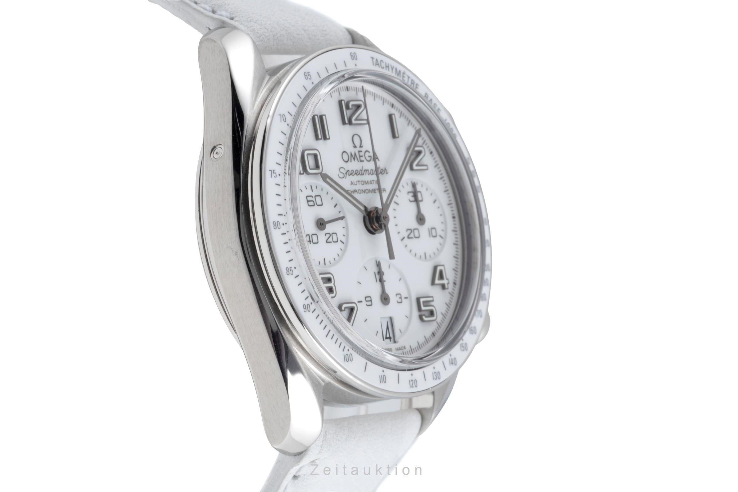Omega Speedmaster Date chronograph steel automatic women's watch 324.33.38.40.04.001 LP: 5700EUR  [2600824]