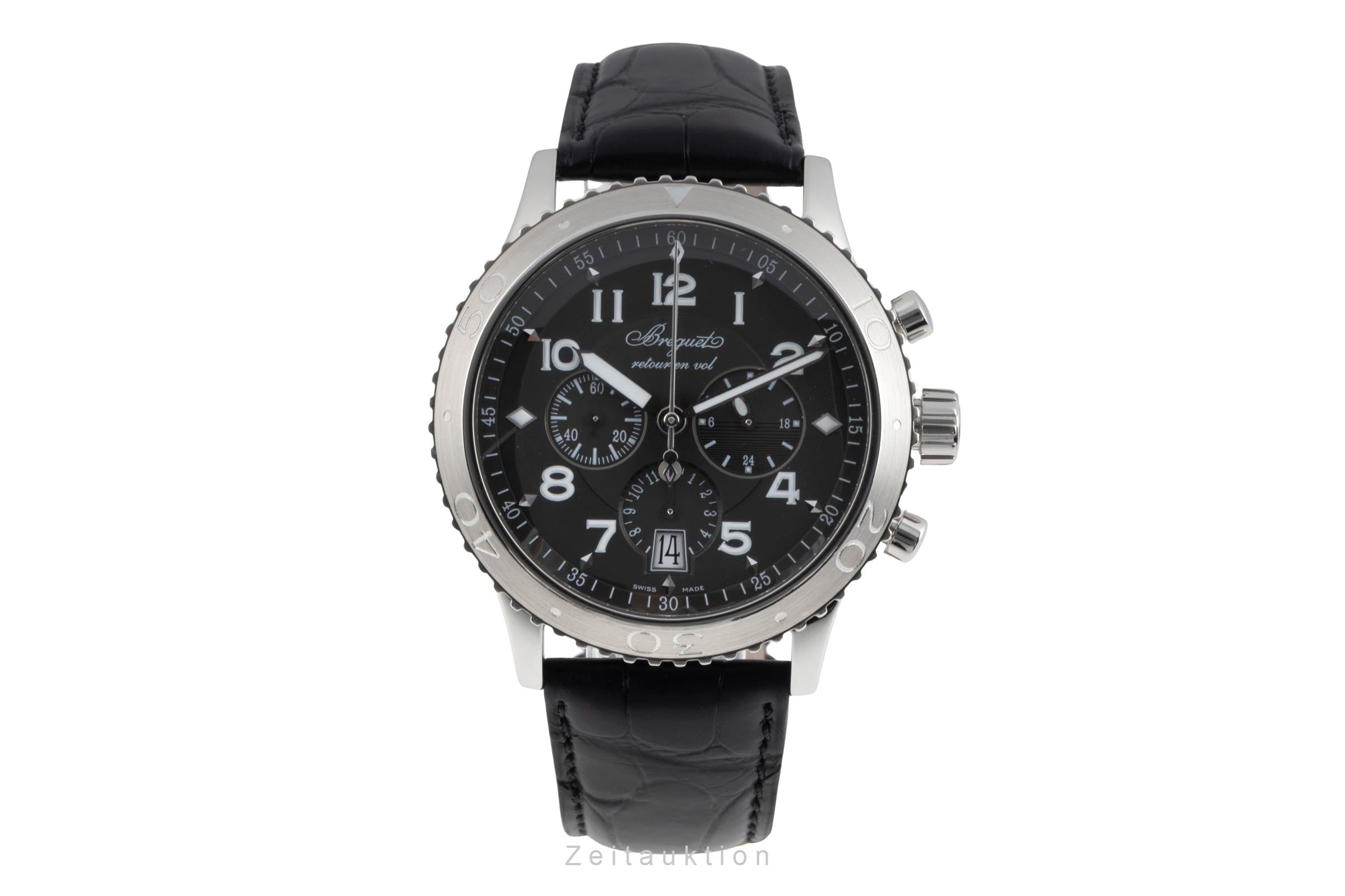 Breguet Type XXI Flyback Chronograph Automatik Stahl Herrenuhr Ref 3810ST/92/9ZU [2600826]