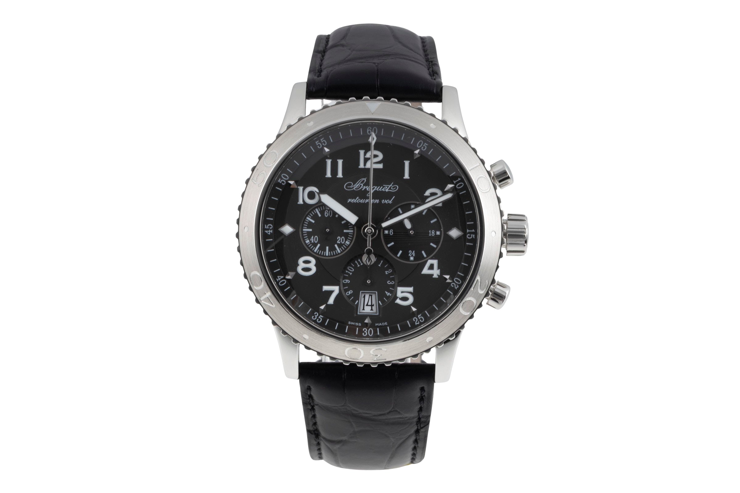 Breguet Type XXI chronograph steel automatic Kal. CAL. 584Q Ref