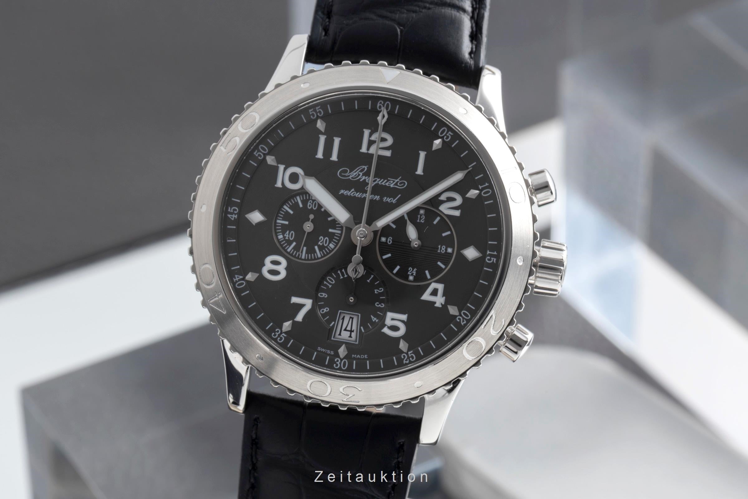 Breguet Type XXI chronograph steel automatic Kal. CAL. 584Q Ref