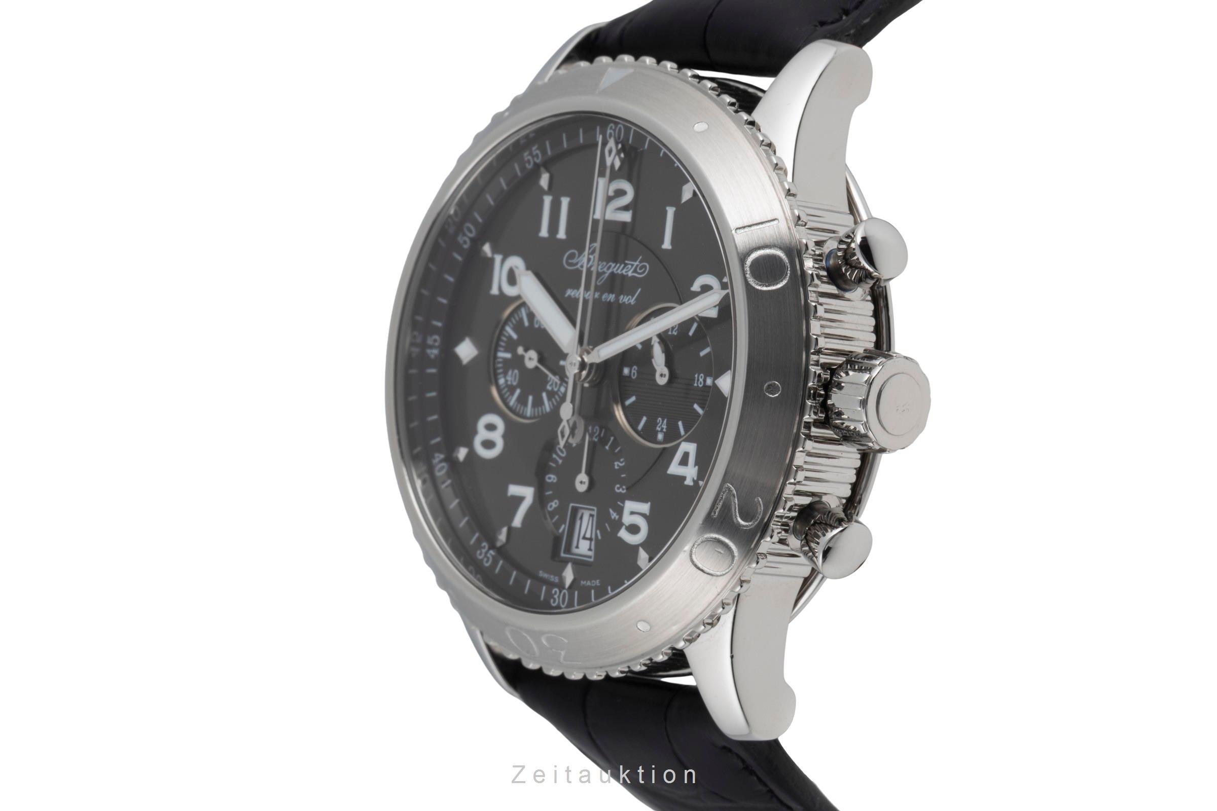 Breguet Type XXI Flyback Chronograph Automatik Stahl Herrenuhr Ref 3810ST/92/9ZU [2600826]