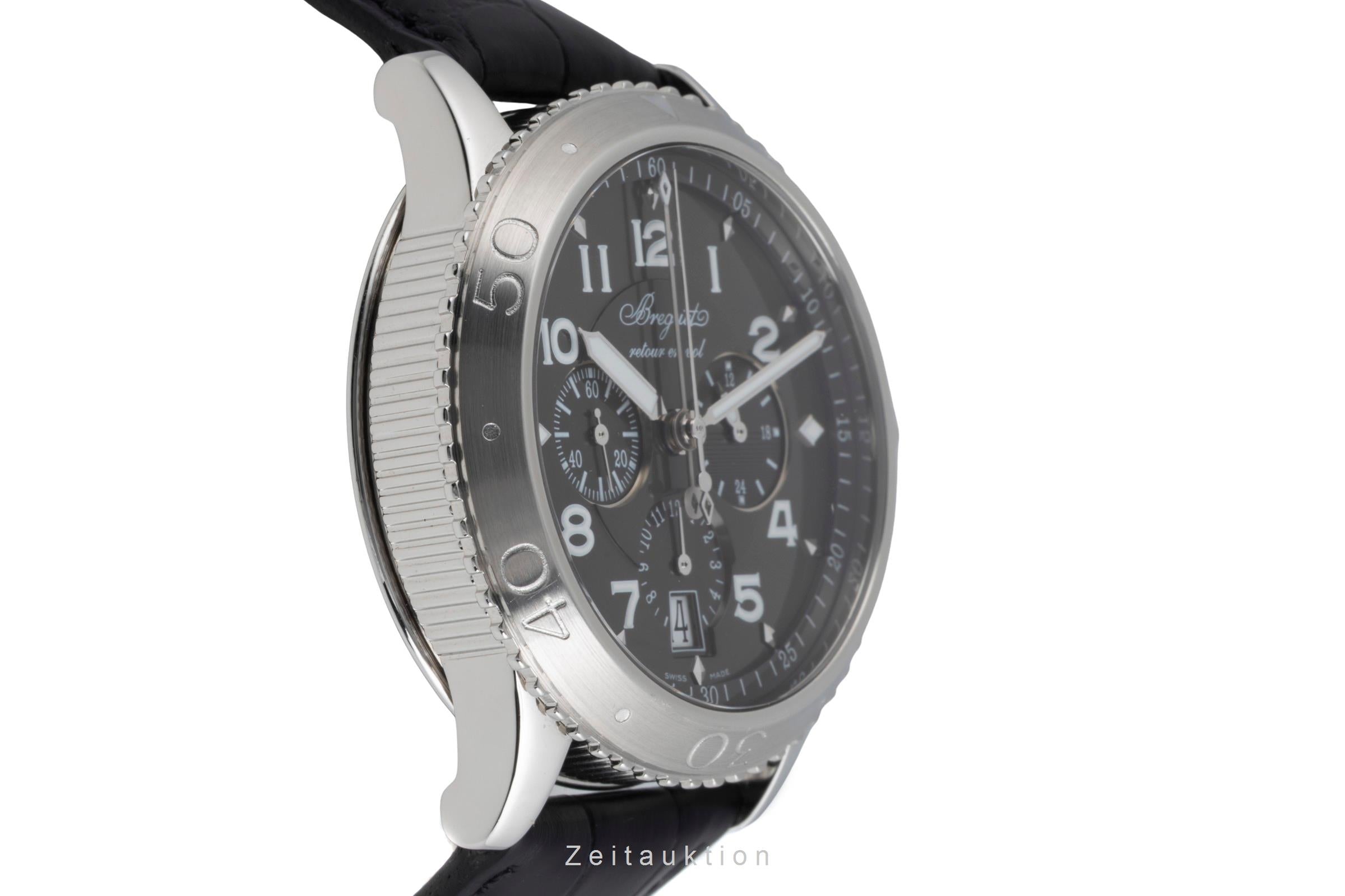 Breguet Type XXI Flyback Chronograph Automatik Stahl Herrenuhr Ref 3810ST/92/9ZU [2600826]