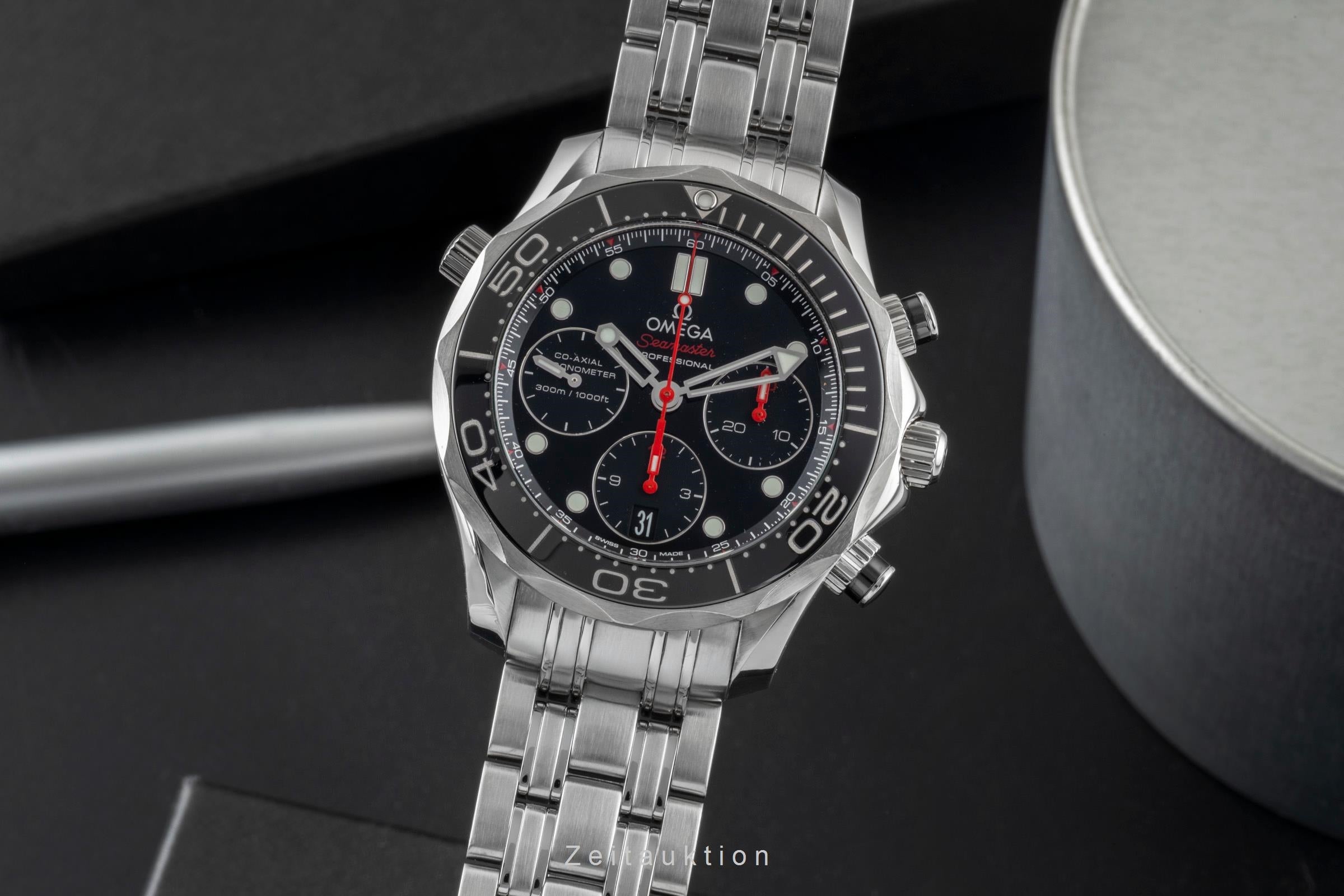 Omega Seamaster Chronograph Stahl Automatik Ref. 212.30.42.50.01.001 B&P [2600827]