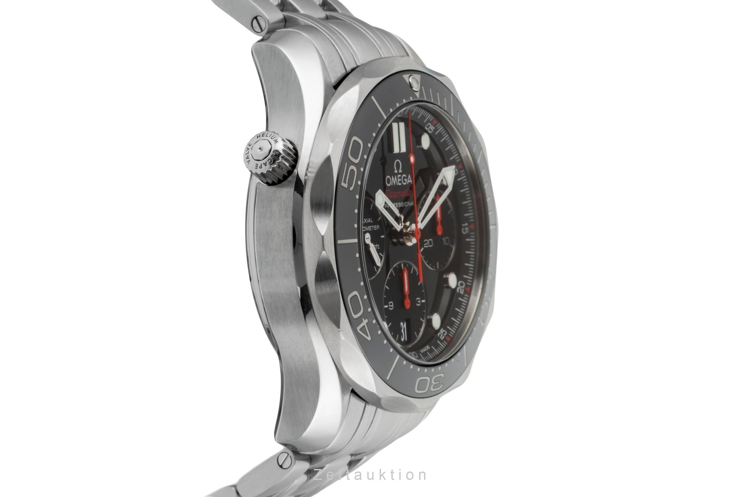 Omega Seamaster chronograph steel automatic men's watch 212.30.42.50.01.001 LP: 9300EUR  [2600827]