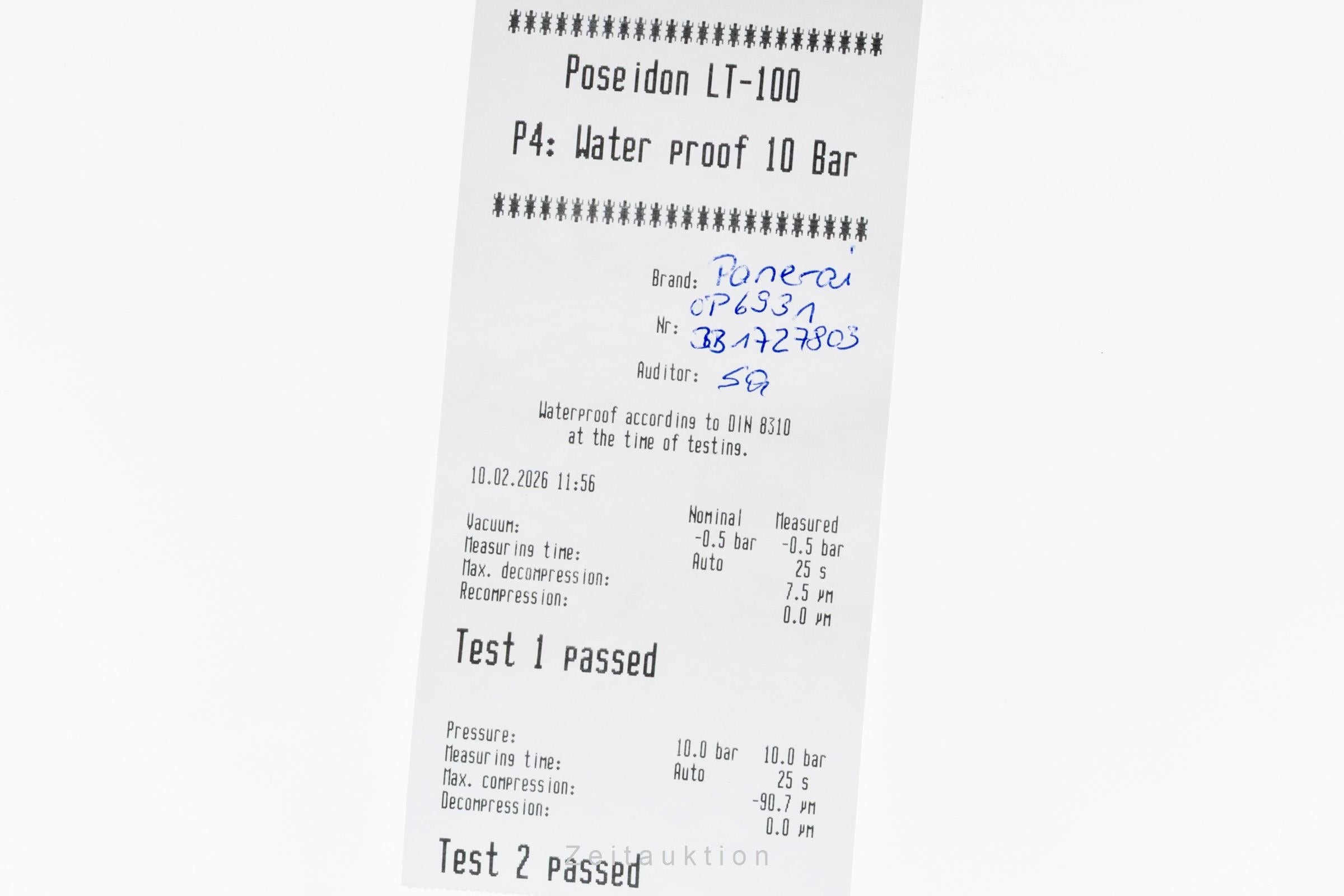 Panerai Luminor  chronograph titanium automatic men's watch PAM00526  [2600833]