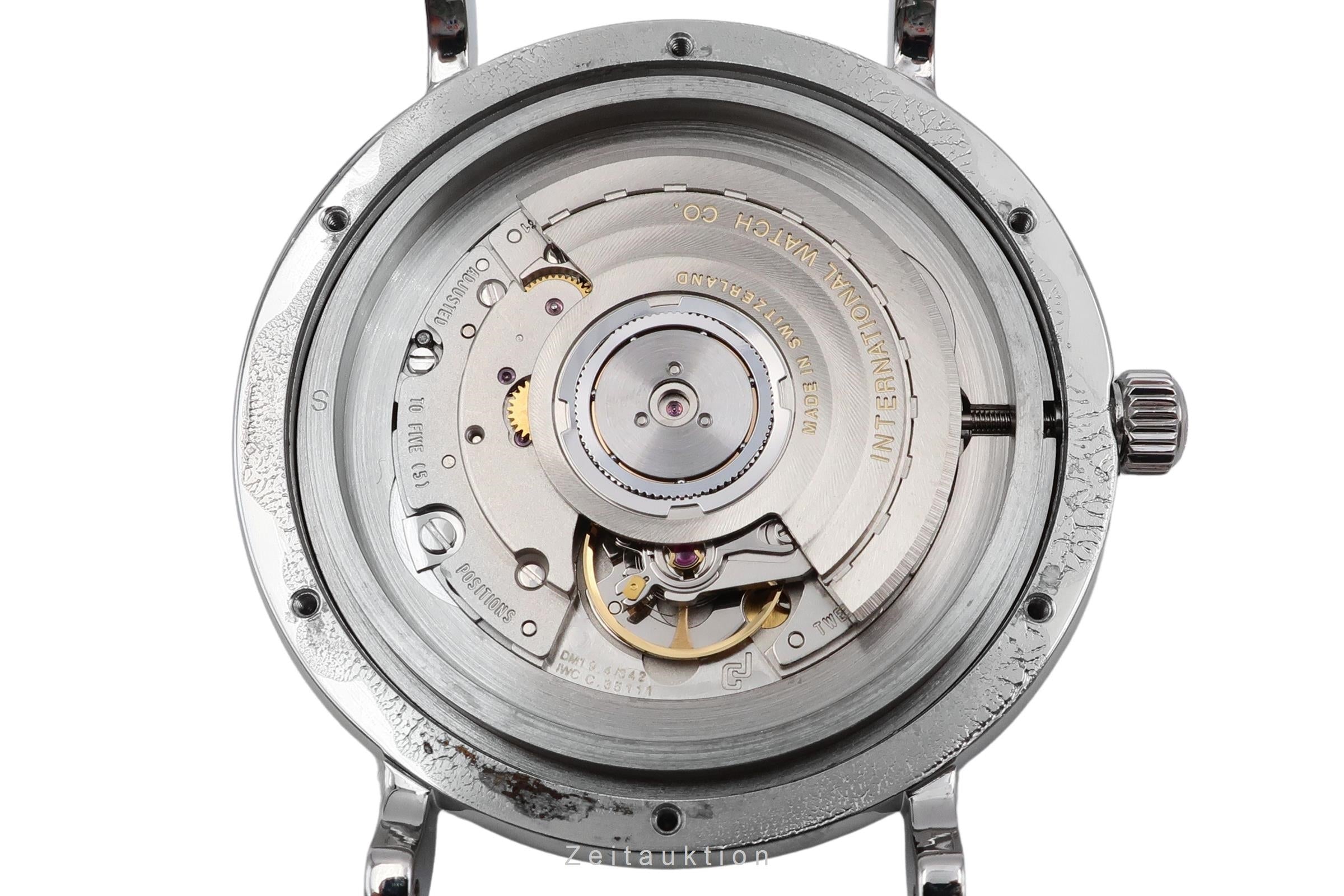 IWC Portofino 40 Blue Dial Stahl Automatik Herrenuhr Ref. IW356523 NP: 5300,- € [2600834]