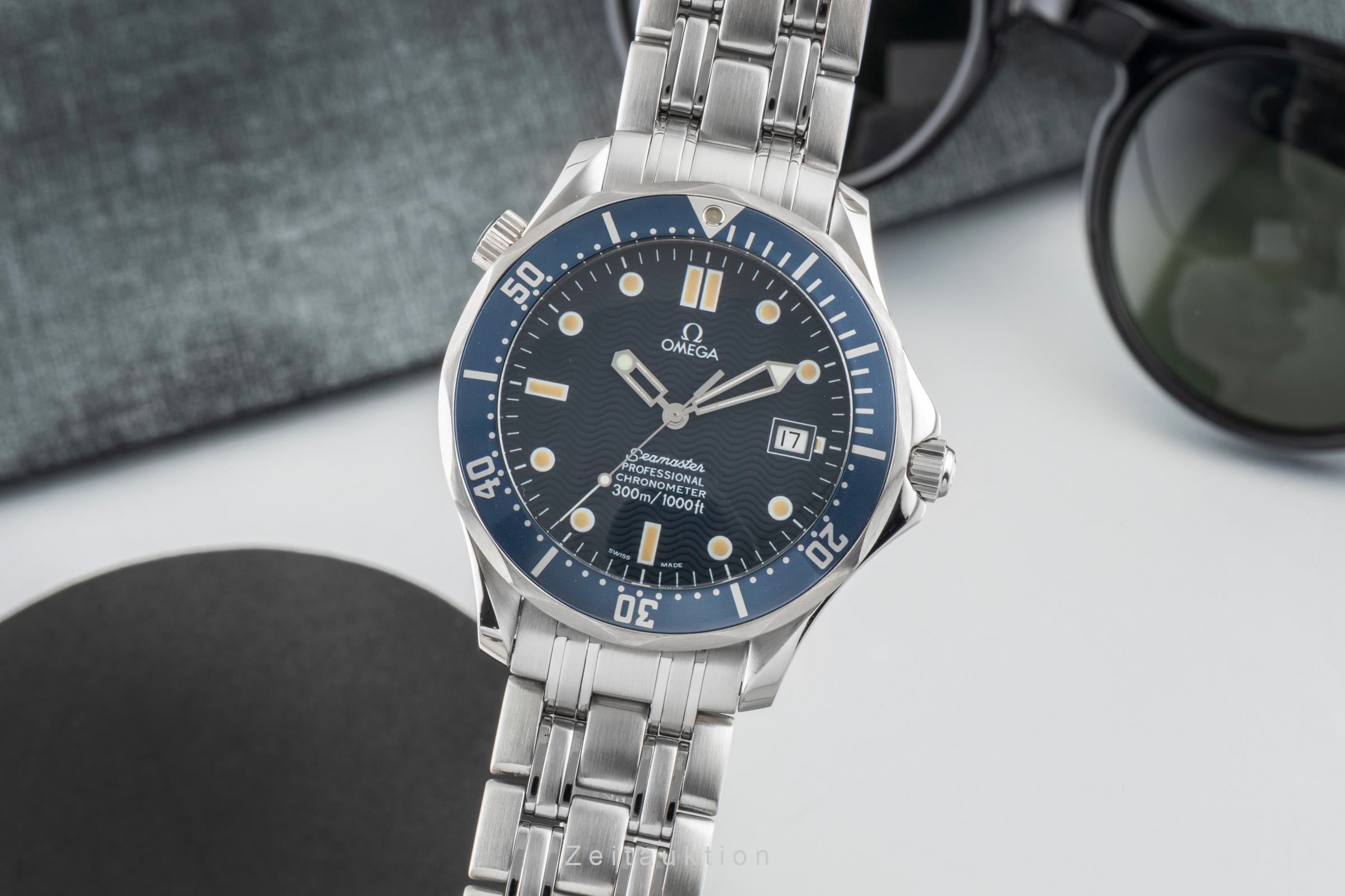 Omega Seamaster Diver 300M Stahl Automatik Herrenuhr Ref. 2531.80.00 B&P 1997 [2600836]