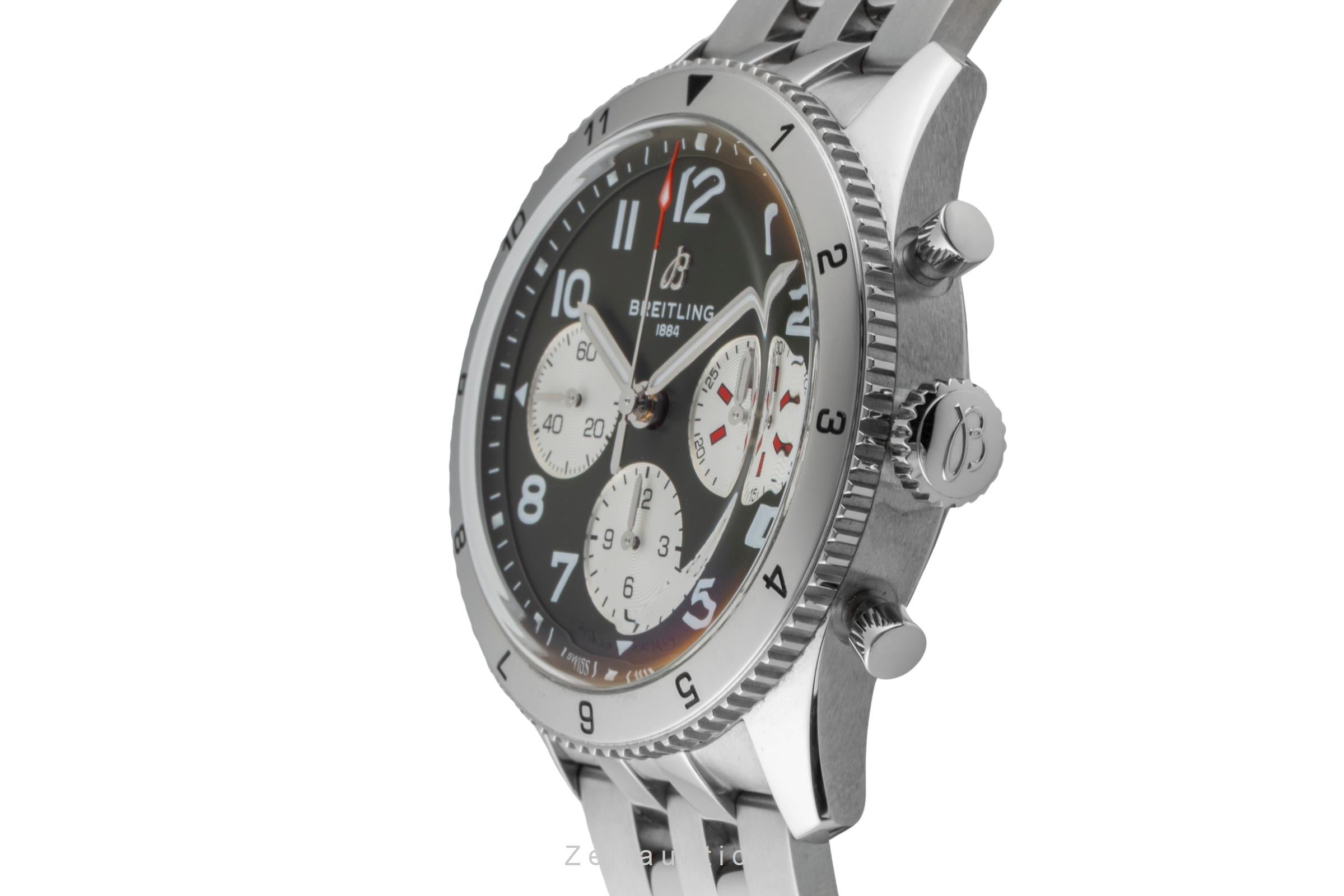 Breitling Avi chronograph steel automatic Kal. B23 Ref