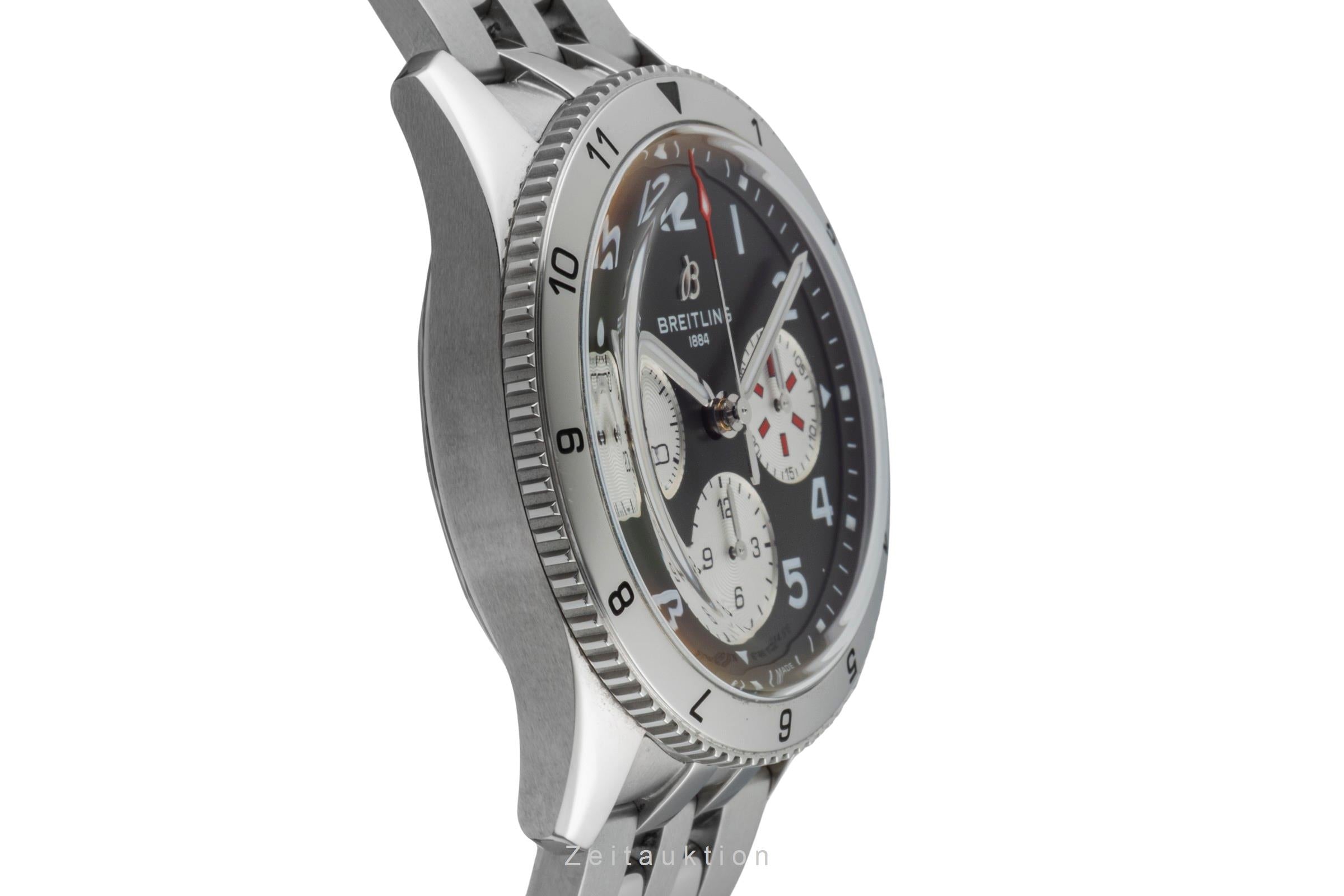 Breitling Avi chronograph steel automatic men's watch A233802A1L1A1 LP: 6200EUR  [2600840]