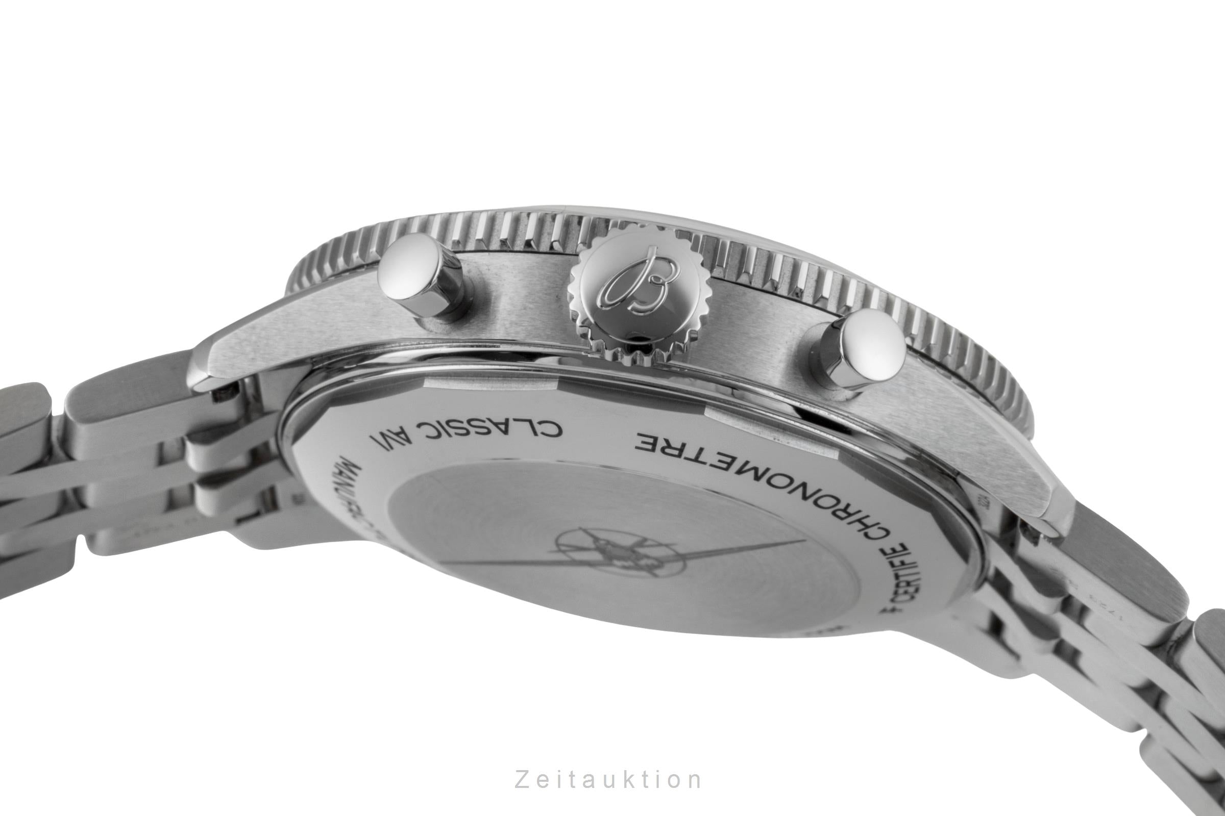 Breitling Avi chronograph steel automatic men's watch A233802A1L1A1 LP: 6200EUR  [2600840]