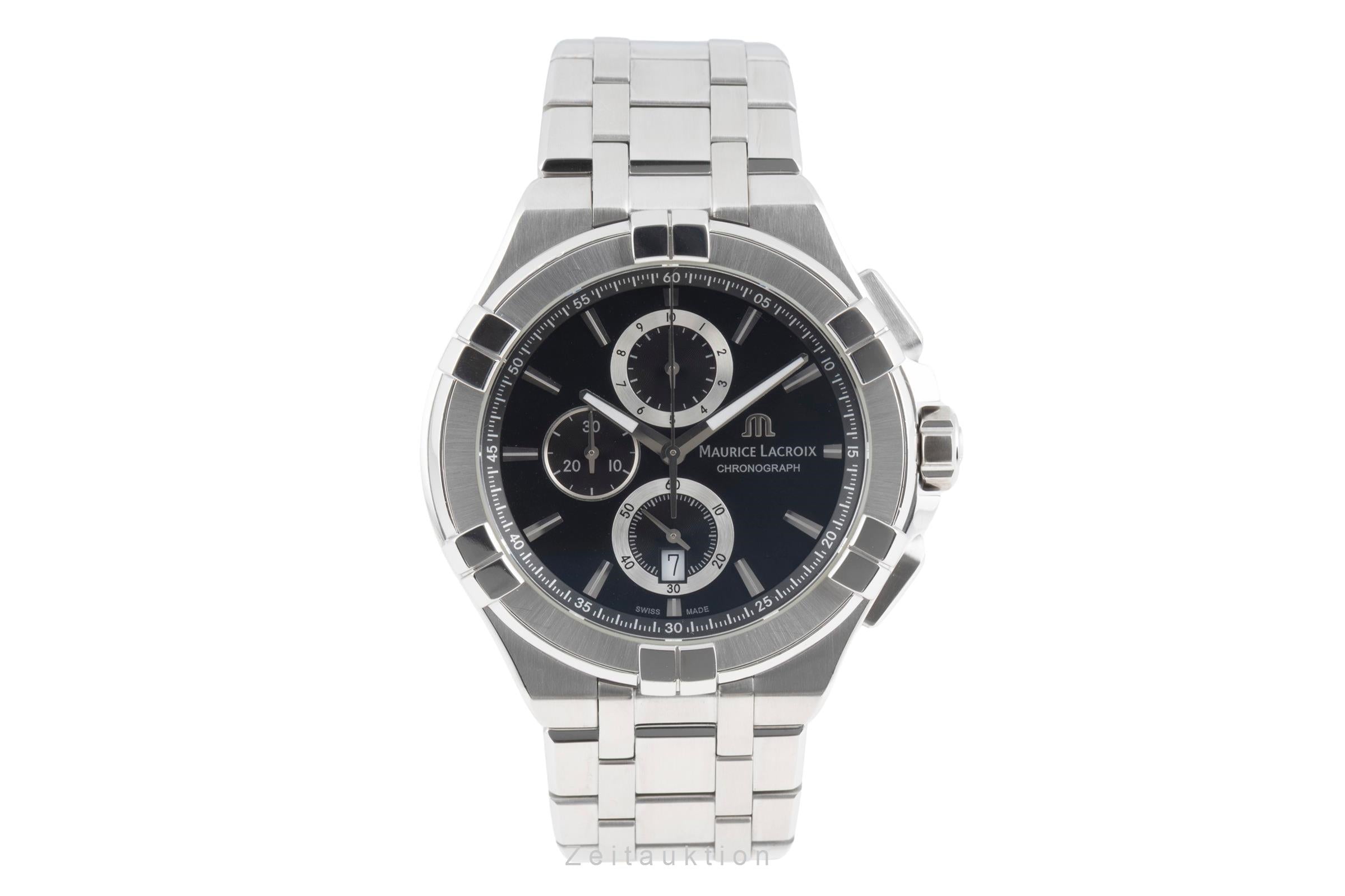 Maurice Lacroix Aikon chronograph steel quartz Ref. AI 1018-SS002