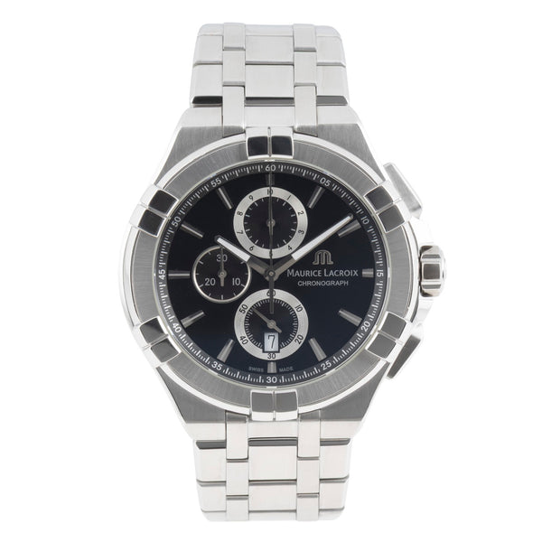 Maurice Lacroix Aikon Chronograph Stahl Quarz Herrenuhr Ref AI 1018-SS002-330-1  [2600841]