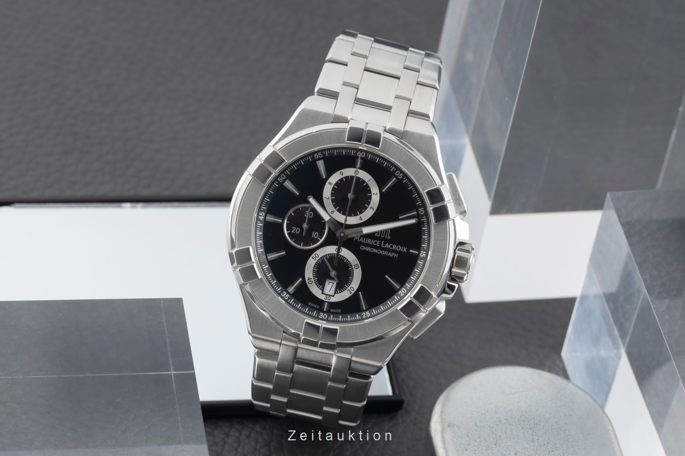 Maurice Lacroix Aikon Chronograph Stahl Quarz Herrenuhr Ref AI 1018-SS002-330-1  [2600841]