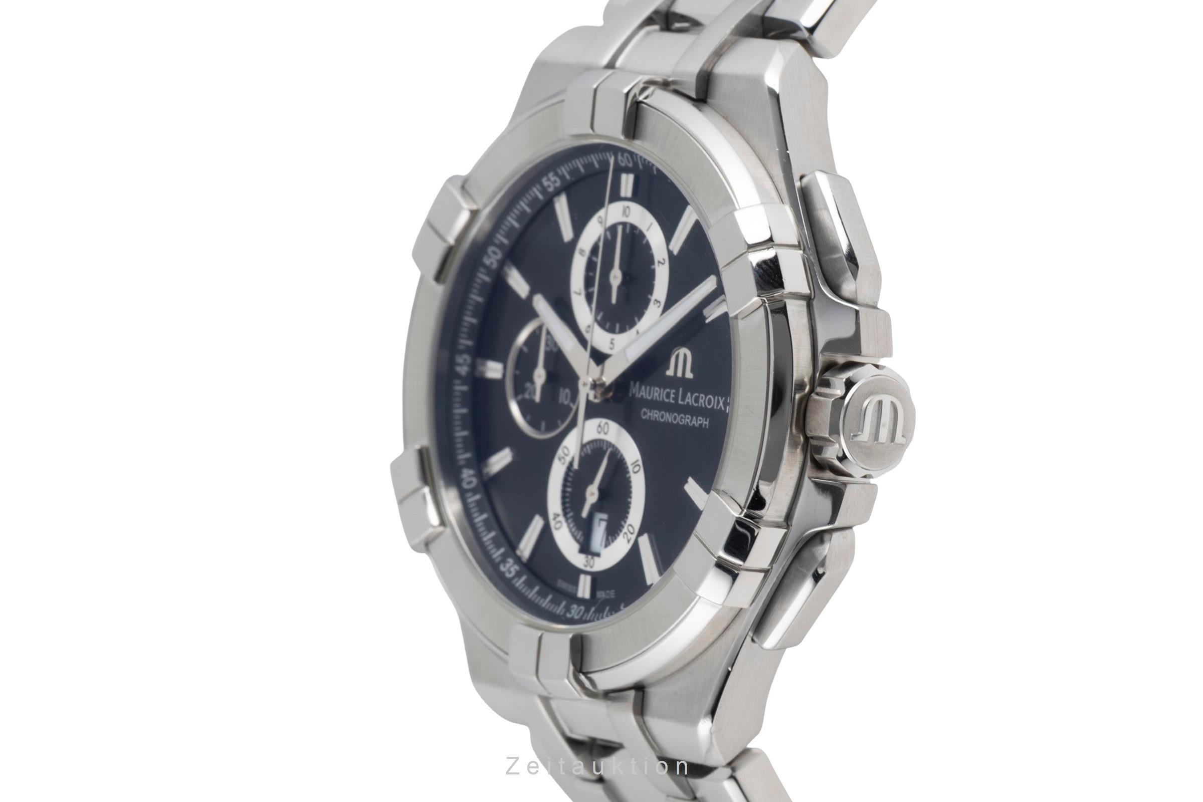 Maurice Lacroix Aikon Chronograph Stahl Quarz Herrenuhr Ref AI 1018-SS002-330-1  [2600841]