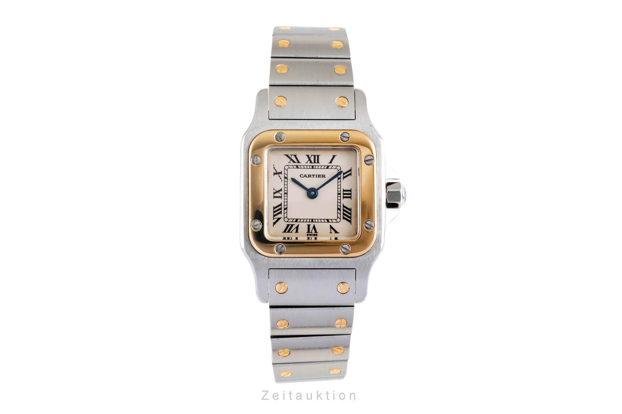 Cartier Santos acier / or  quartz montre pour femmes W20012C4  [2600842]