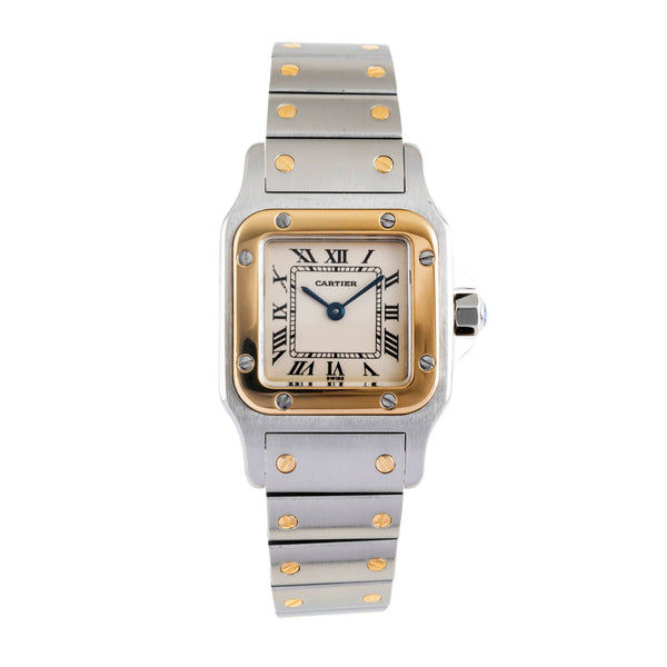 Cartier Santos acier / or  quartz montre pour femmes W20012C4  [2600842]