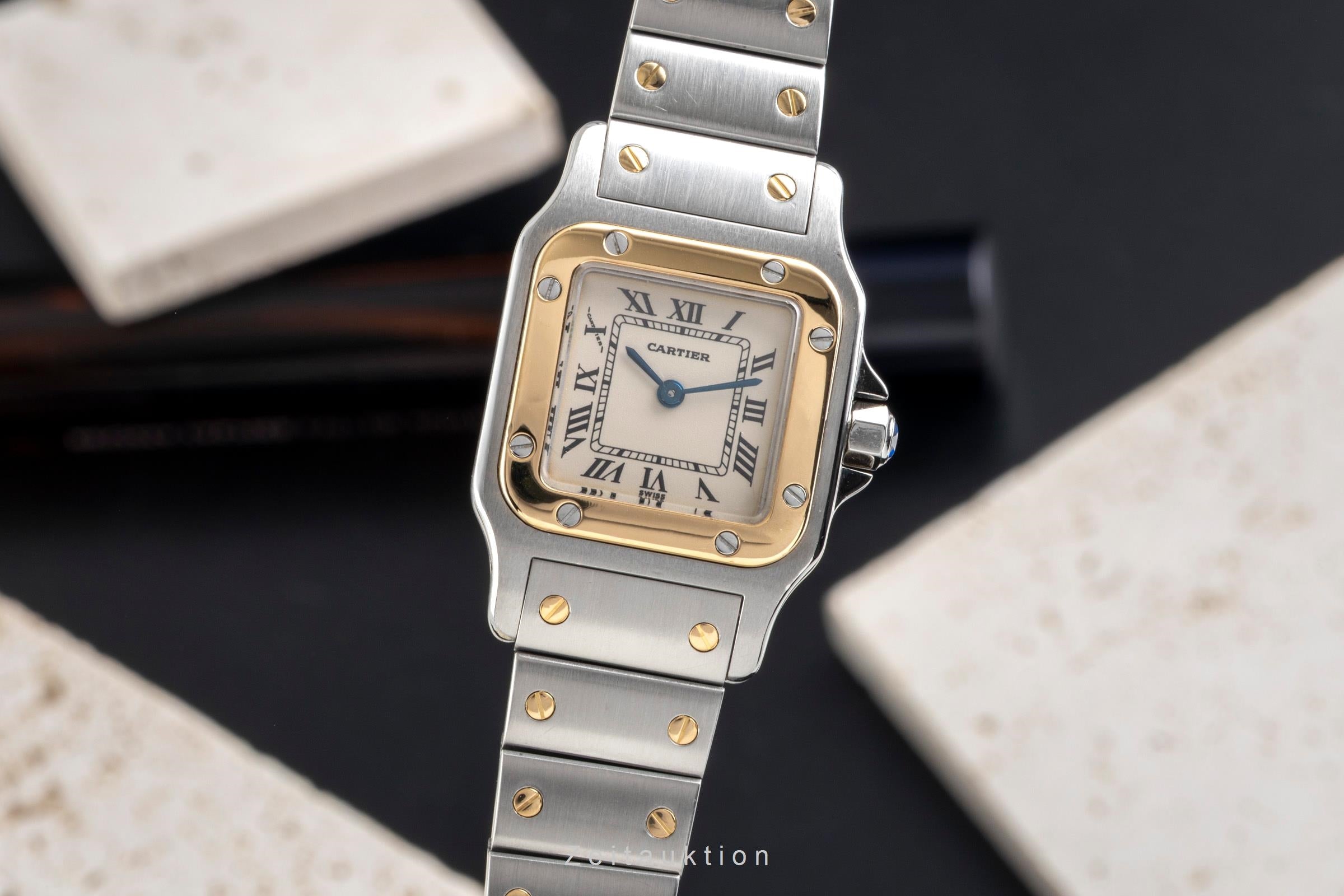 Cartier Santos steel / gold quartz Kal. 157 Ref. W20012C4 | 2600842