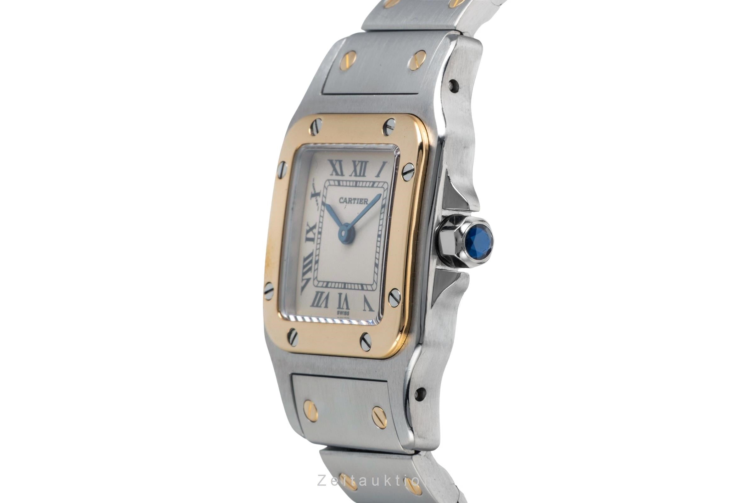Cartier Santos acier / or  quartz montre pour femmes W20012C4  [2600842]