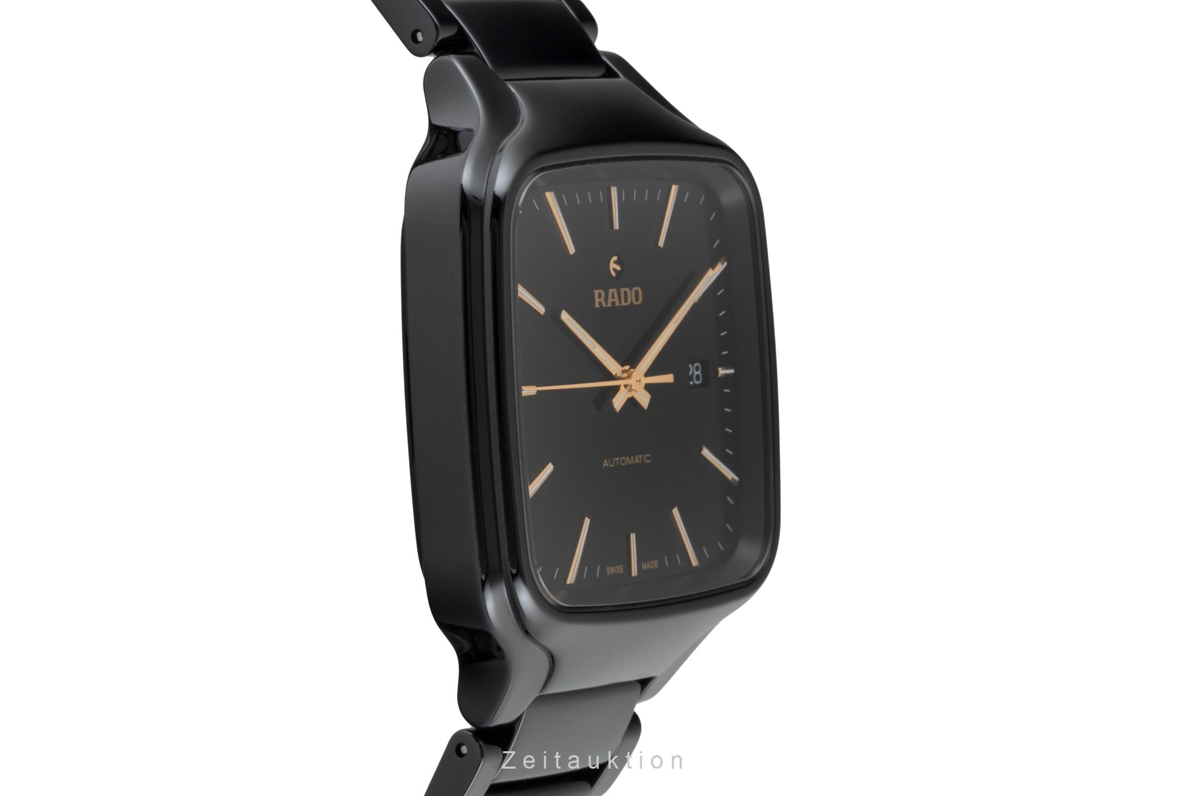 Rado True Square Keramik / Titan Automatik Ref. 01.763.6078.3.016 B&P 2024 [2600846]