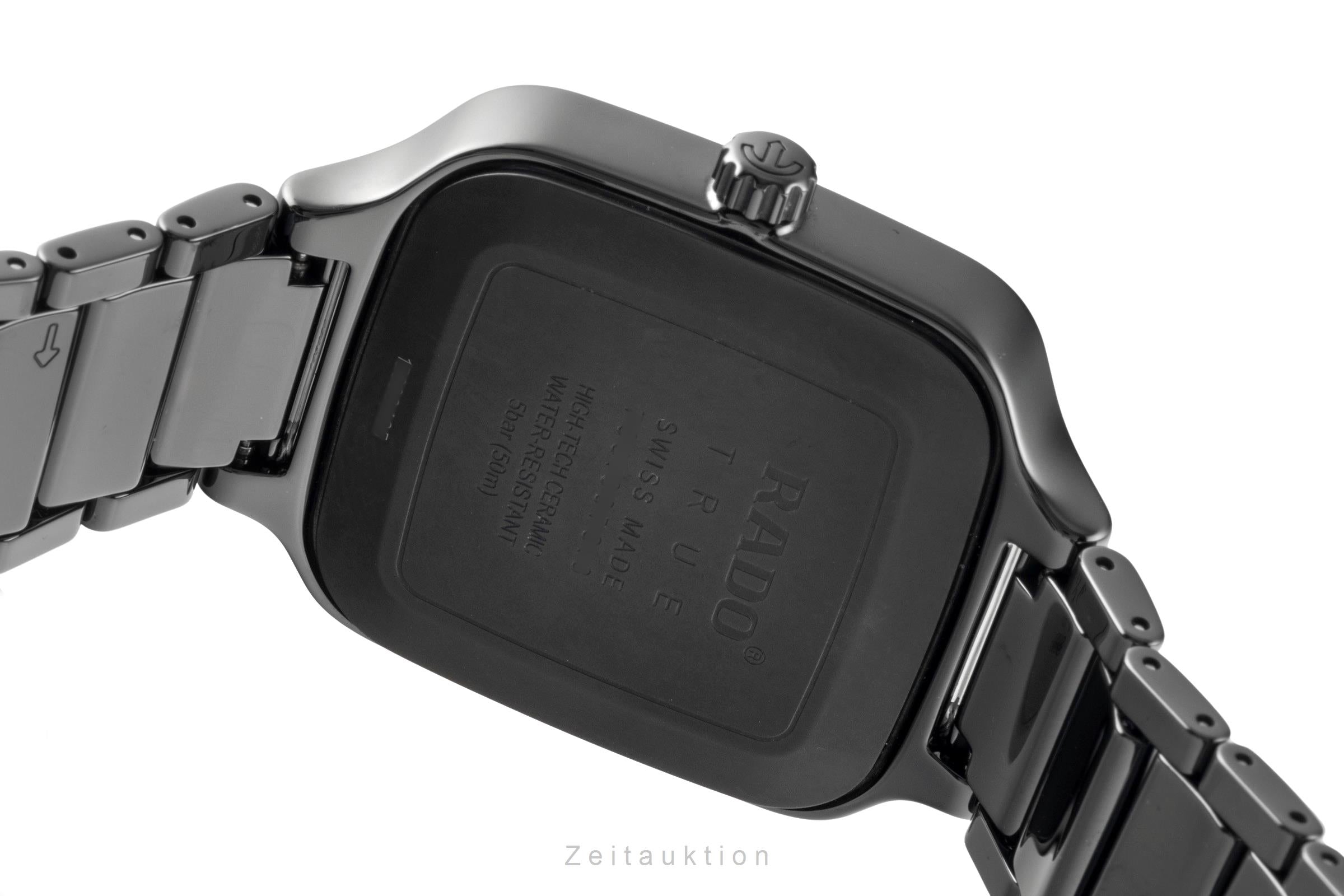 Rado True Square Keramik / Titan Automatik Ref. 01.763.6078.3.016 B&P 2024 [2600846]
