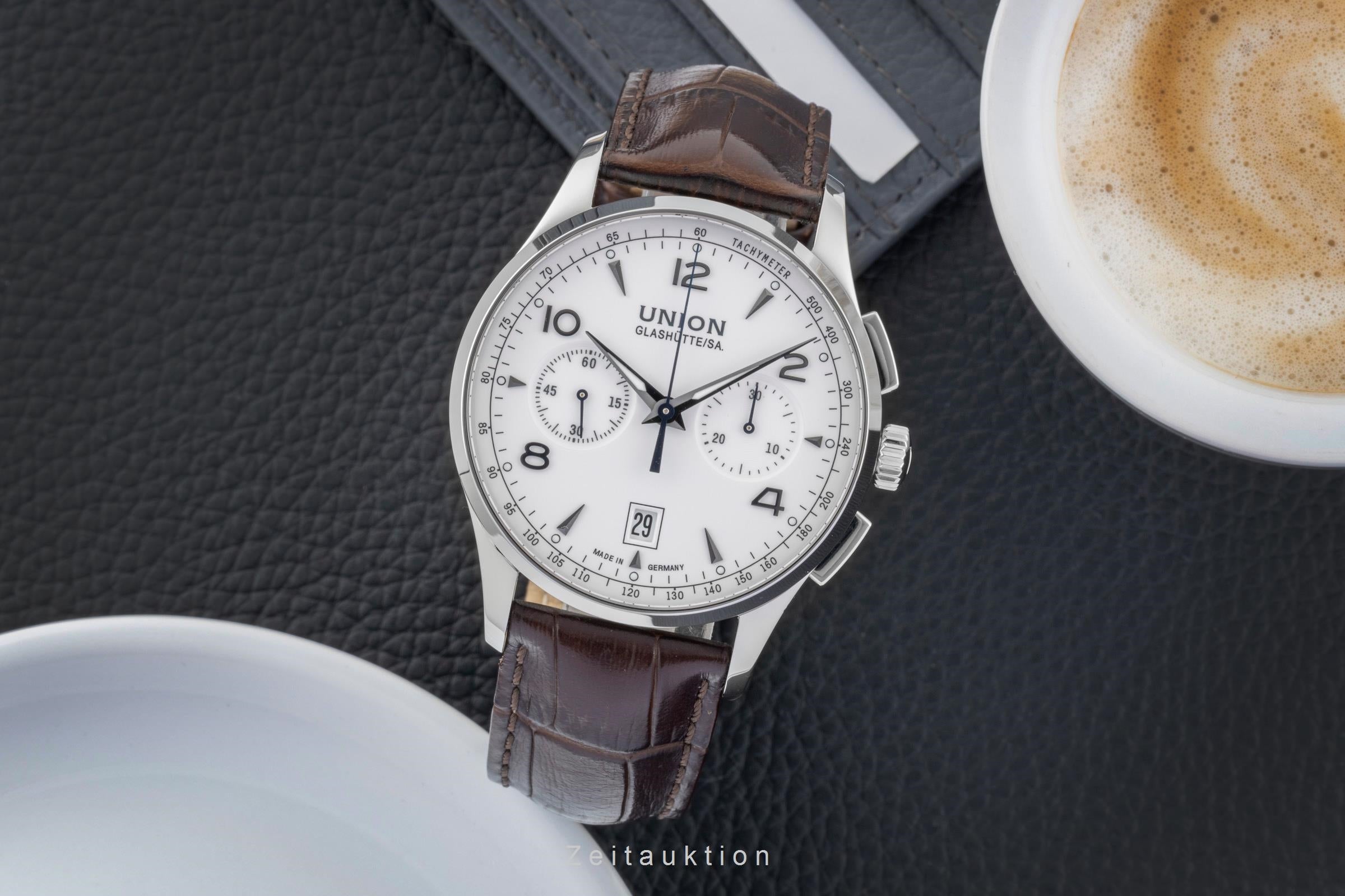 Union Glashütte Noramis chronographe acier automatique montre pour hommes D008.427.16.017.00  [2600847]
