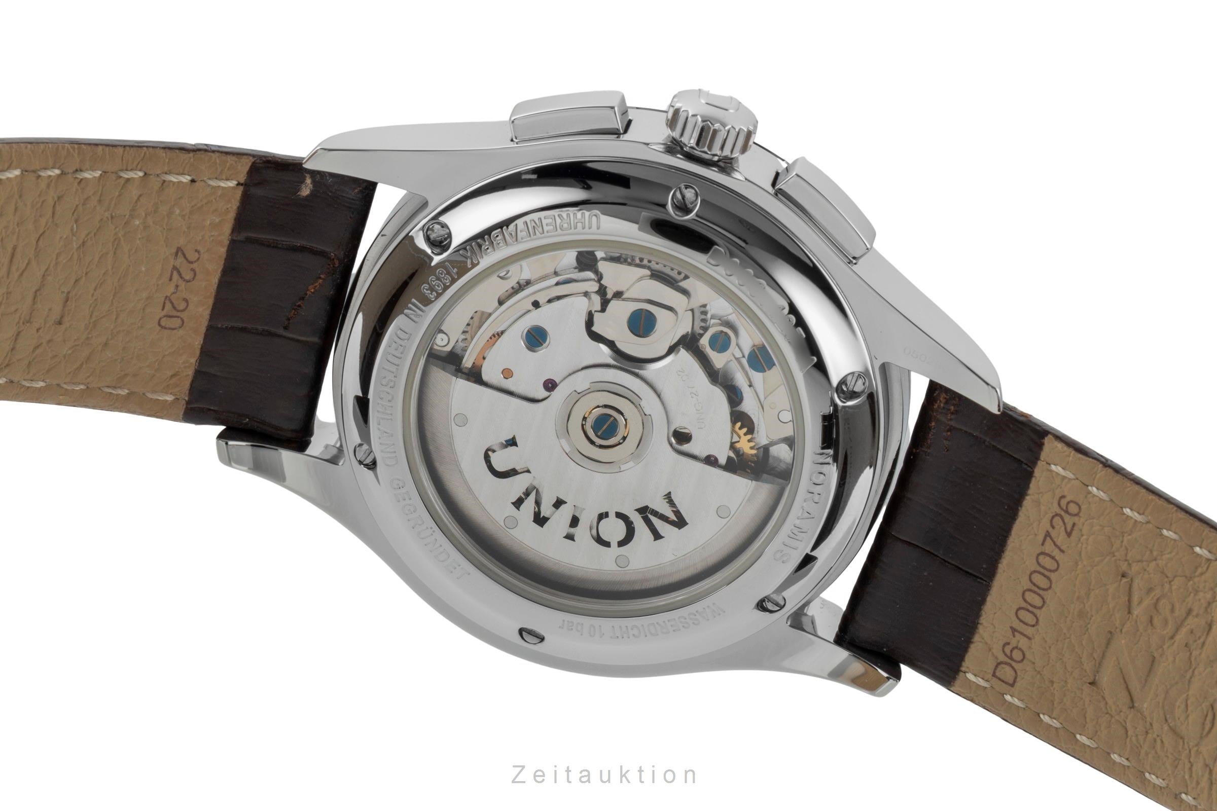Union Glashütte Noramis chronographe acier automatique montre pour hommes D008.427.16.017.00  [2600847]