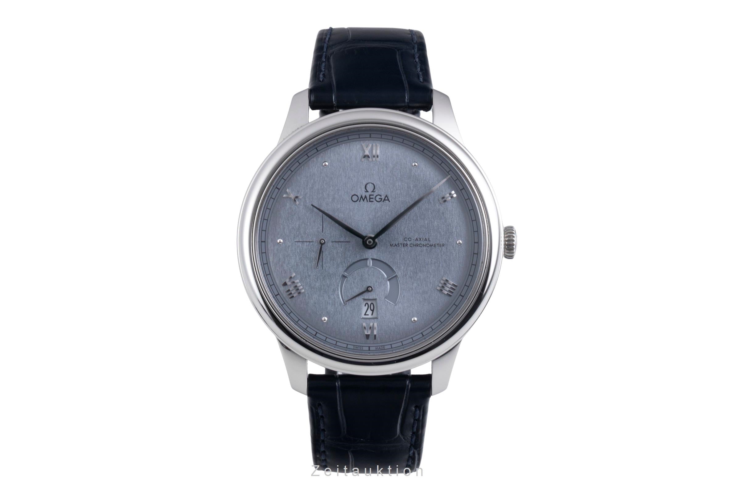 Omega De Ville steel automatic men's watch 434.13.41.21.03.001 LP: 6200EUR  [2600851]