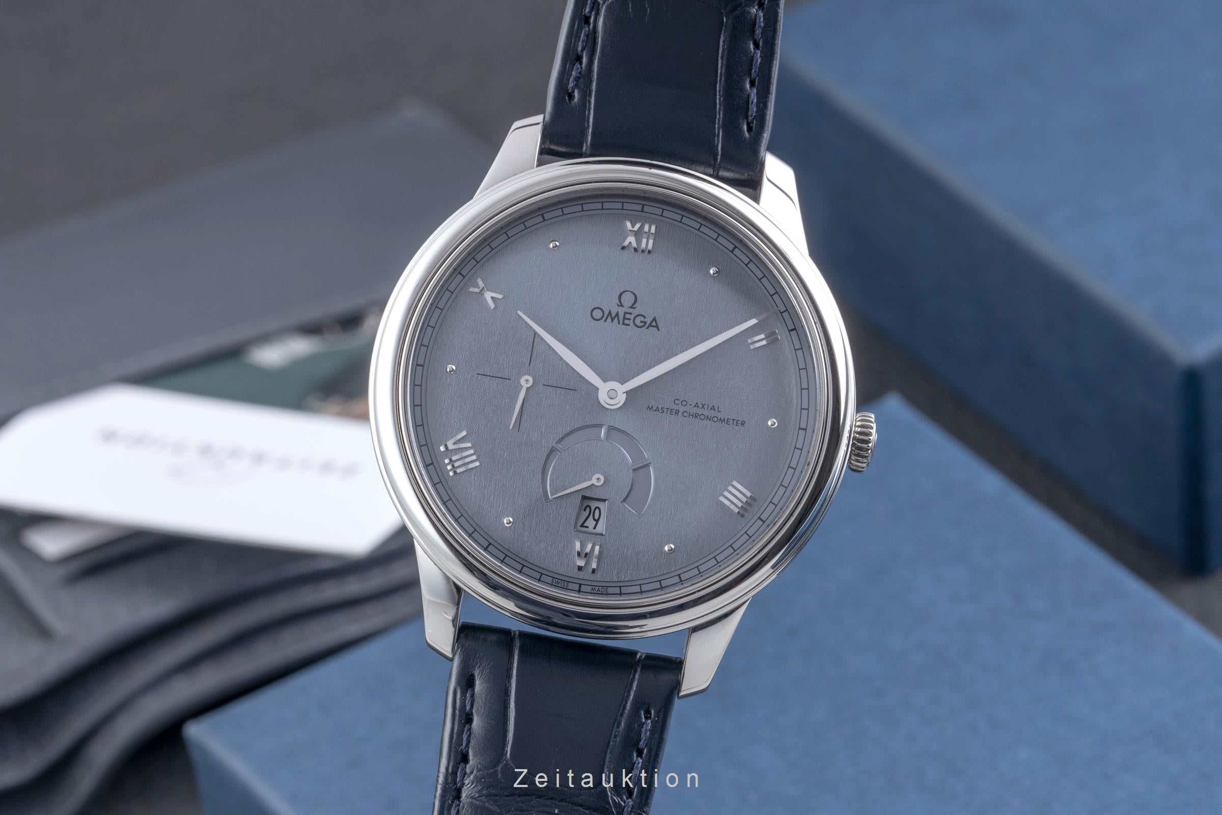 Omega De Ville steel automatic men's watch 434.13.41.21.03.001 LP: 6200EUR  [2600851]