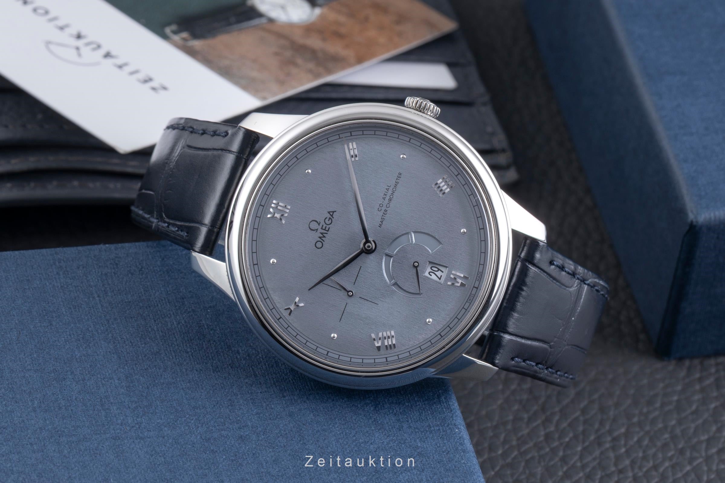 Omega De Ville steel automatic men's watch 434.13.41.21.03.001 LP: 6200EUR  [2600851]