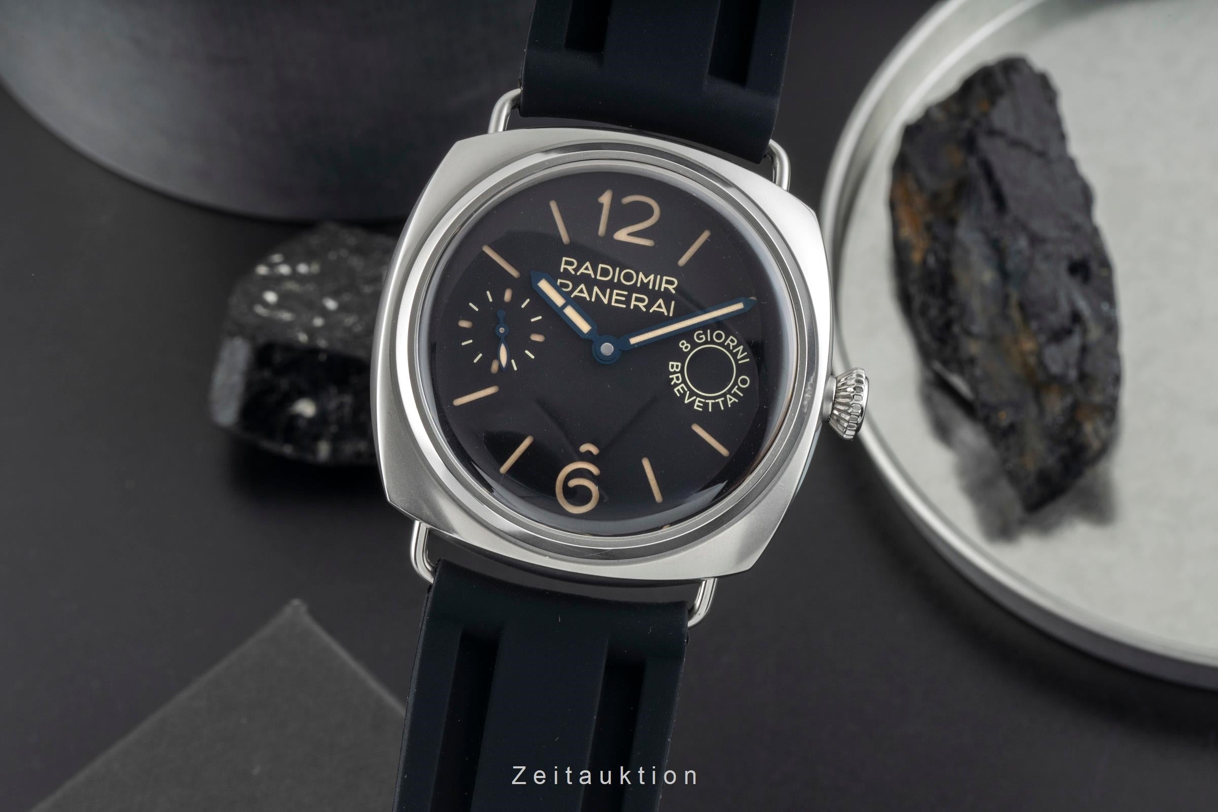 Panerai Radiomir 8 Days Stahl Handaufzug Limited PAM00992 B&P 2023 NP: 9400,- € [2600852]
