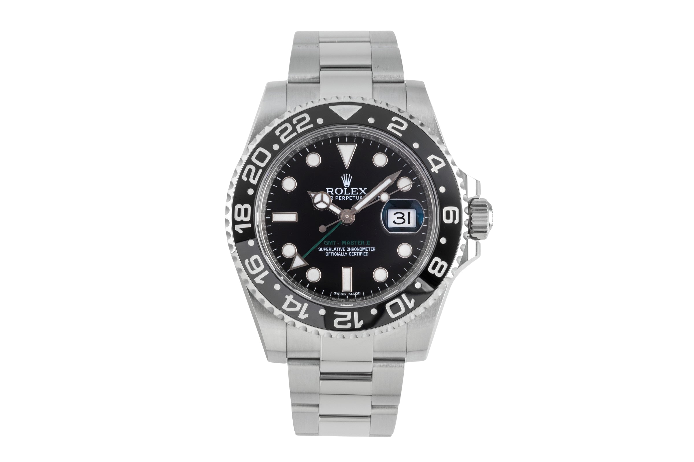 Rolex GMT-Master II steel automatic men's watch 116710LN  [2600855]