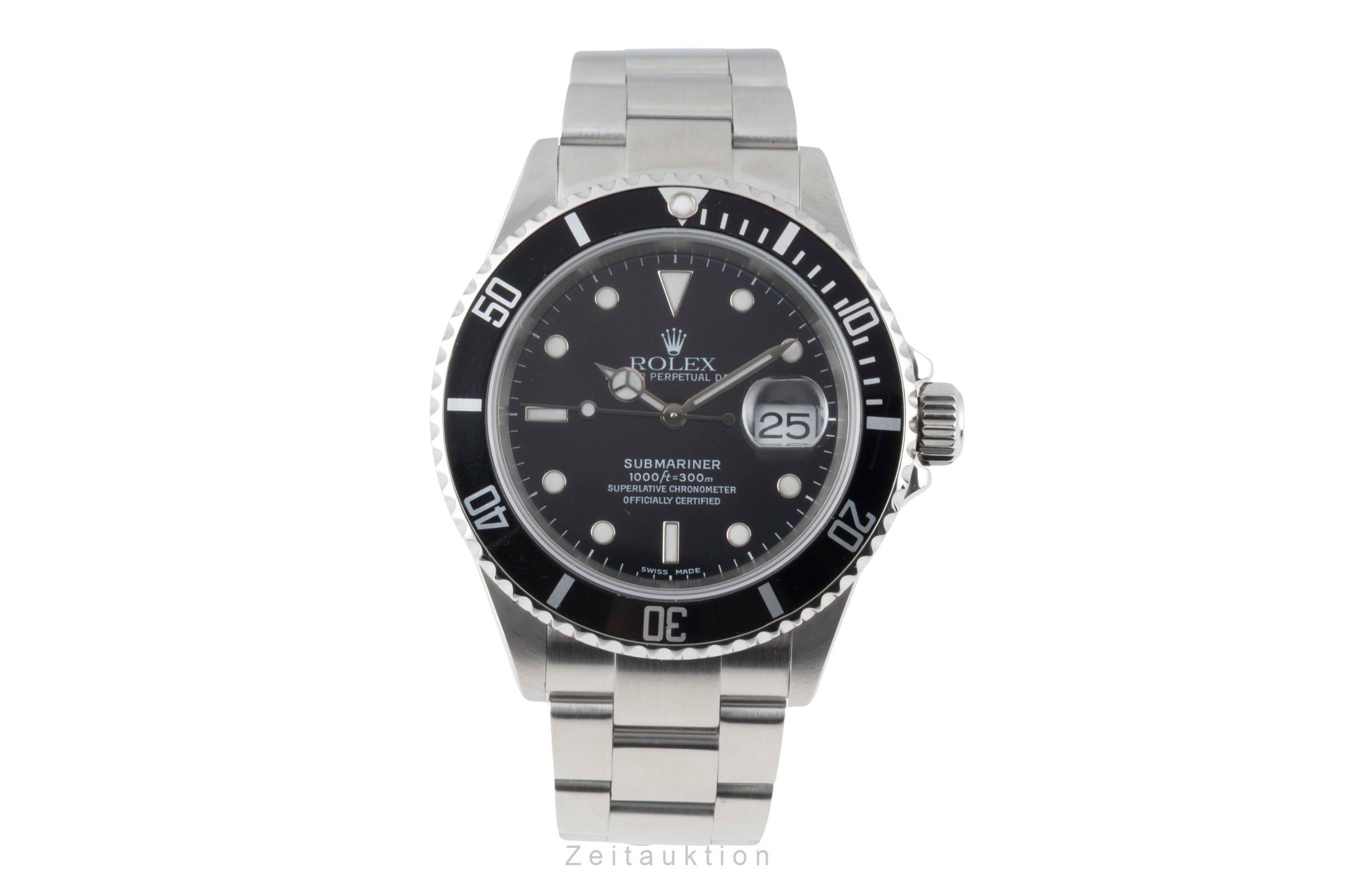 Rolex Submariner acier automatique montre pour hommes 16610 T  [2600857]