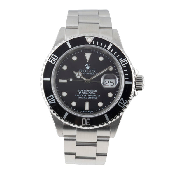 Rolex Submariner acier automatique montre pour hommes 16610 T  [2600857]