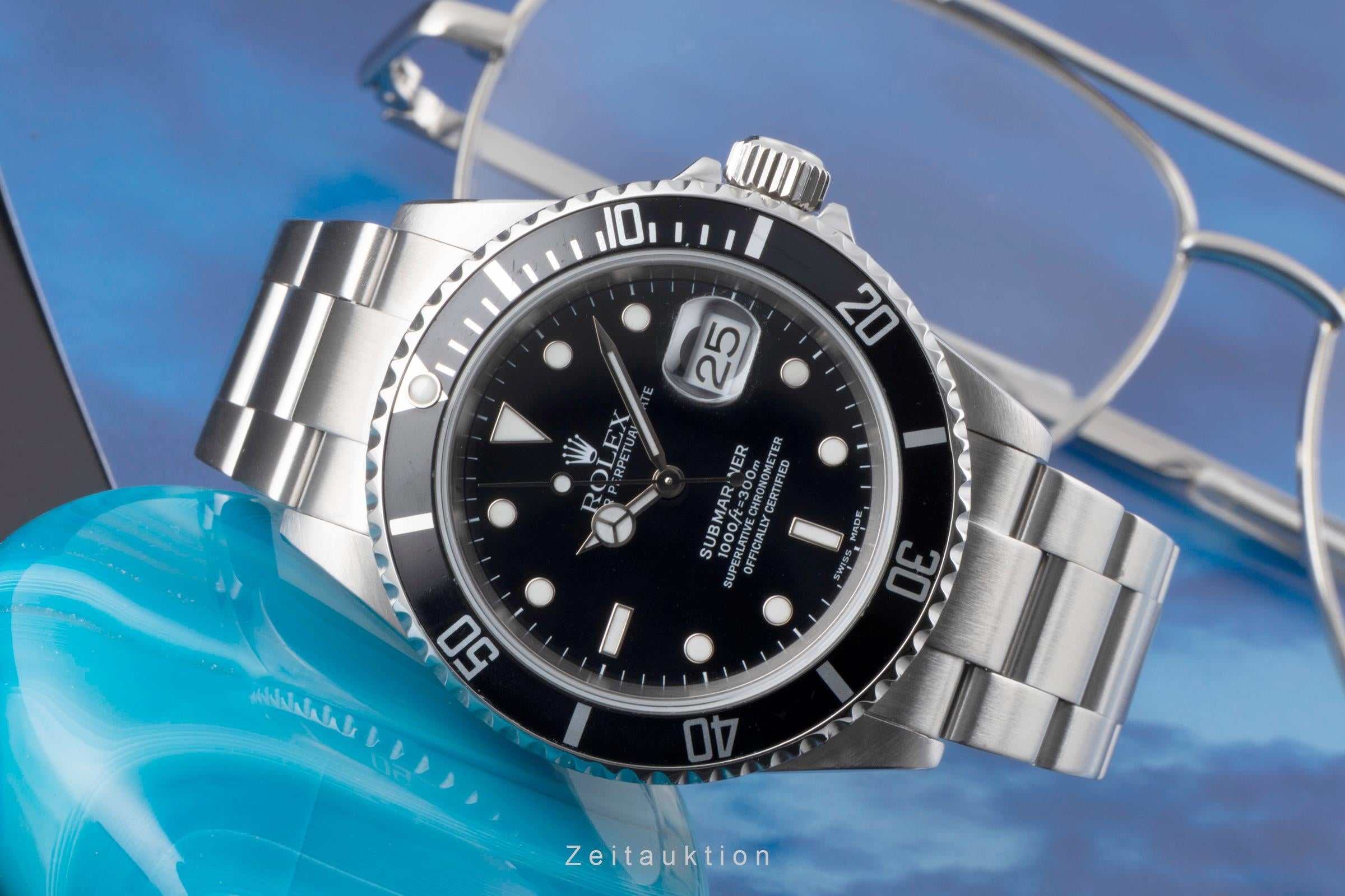 Rolex Submariner acier automatique montre pour hommes 16610 T  [2600857]