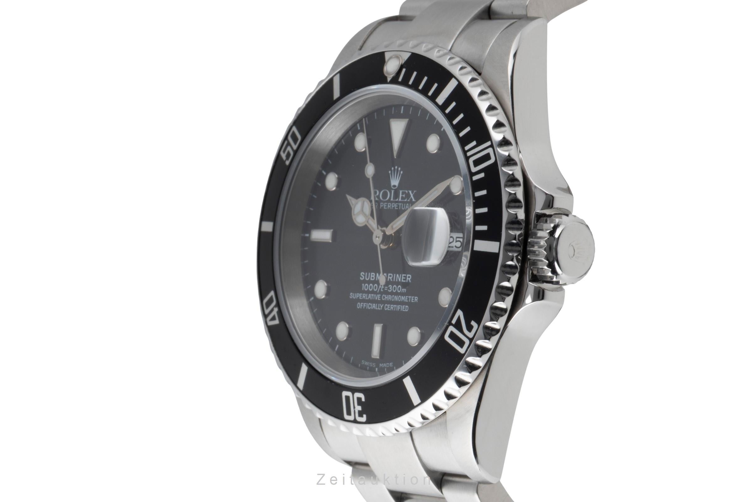 Rolex Submariner acier automatique montre pour hommes 16610 T  [2600857]