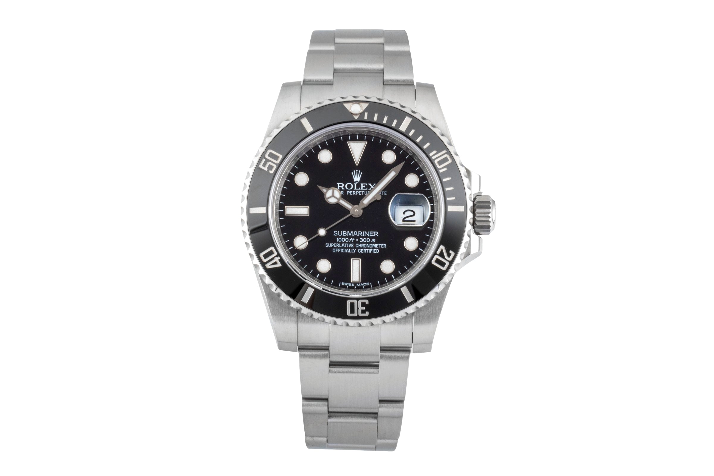 Rolex Submariner steel automatic men's watch 116610  [2600858]