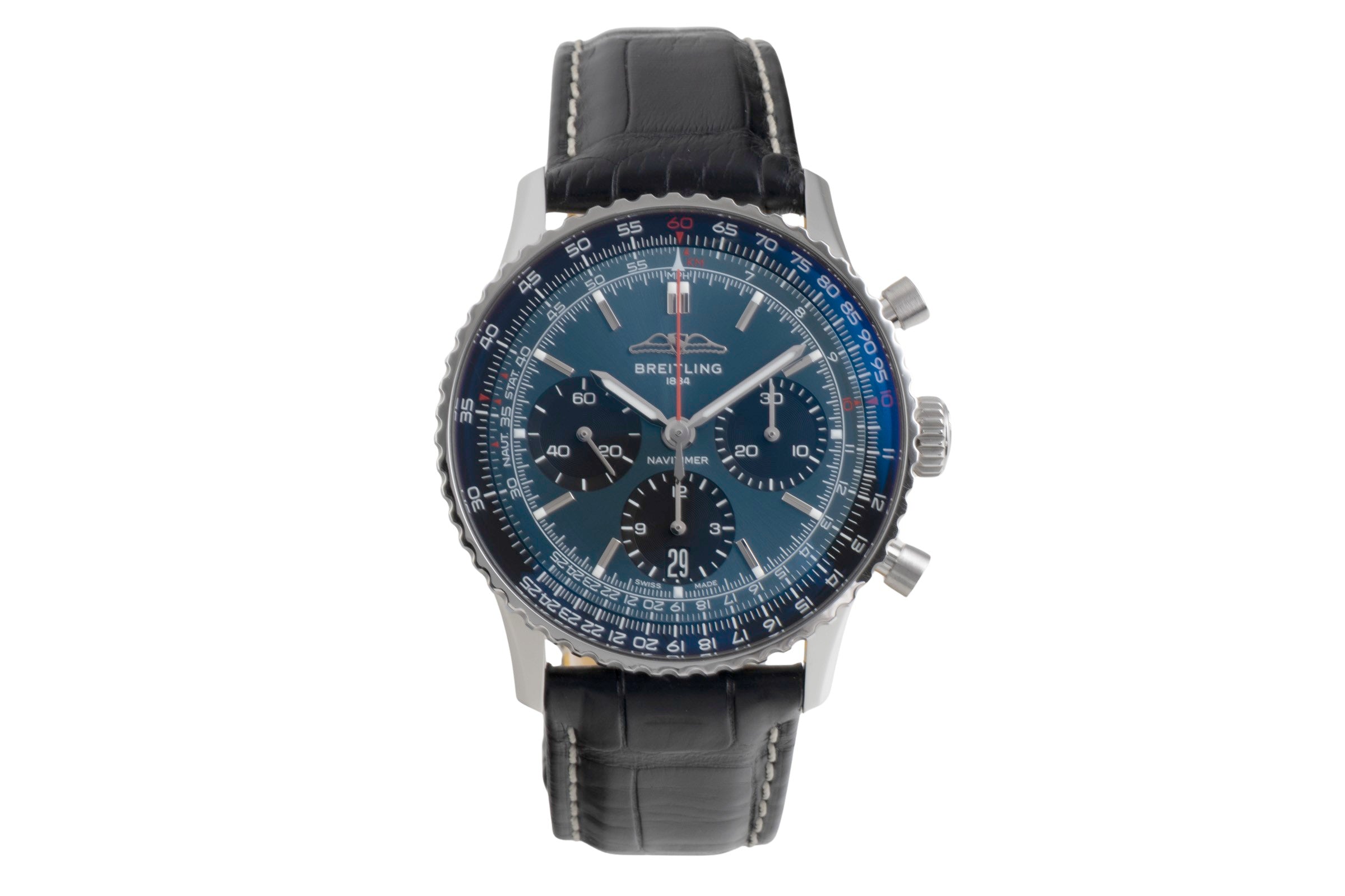 Breitling Navitimer 01 chronograph steel automatic men's watch AB0139241C1P1 LP: 9500EUR  [2600861]