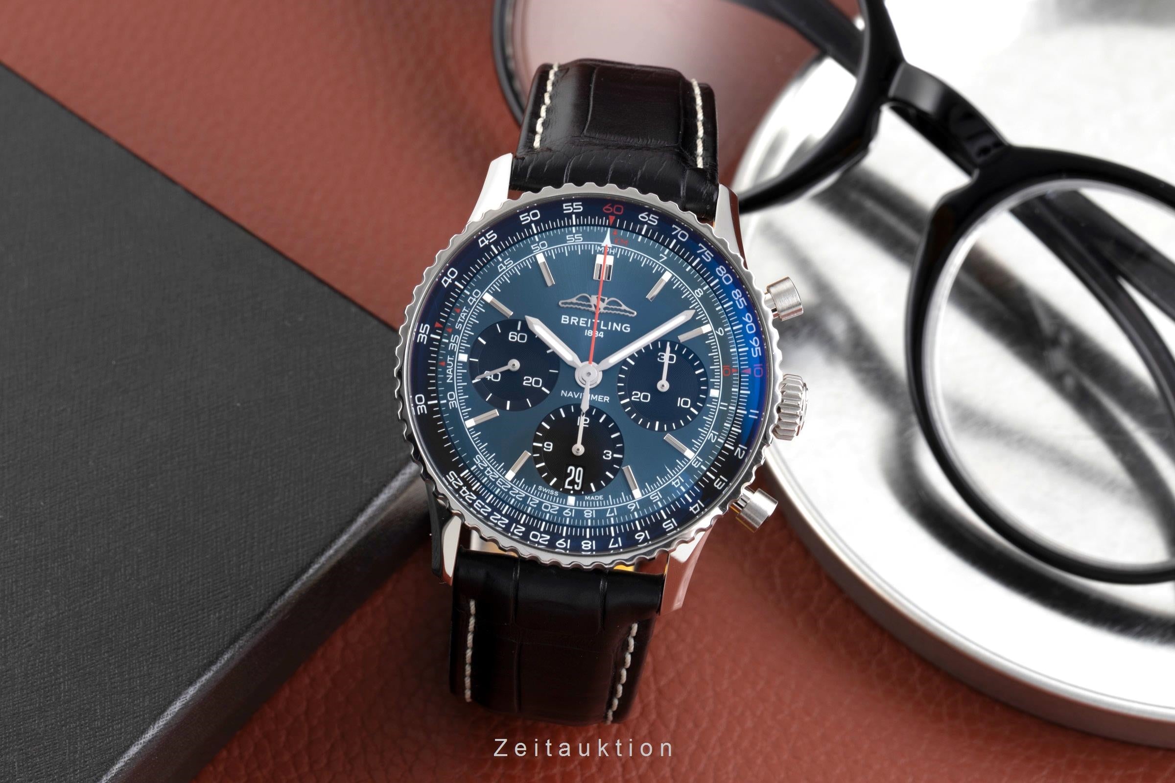 Breitling Navitimer 01 chronograph steel automatic men's watch AB0139241C1P1 LP: 9500EUR  [2600861]