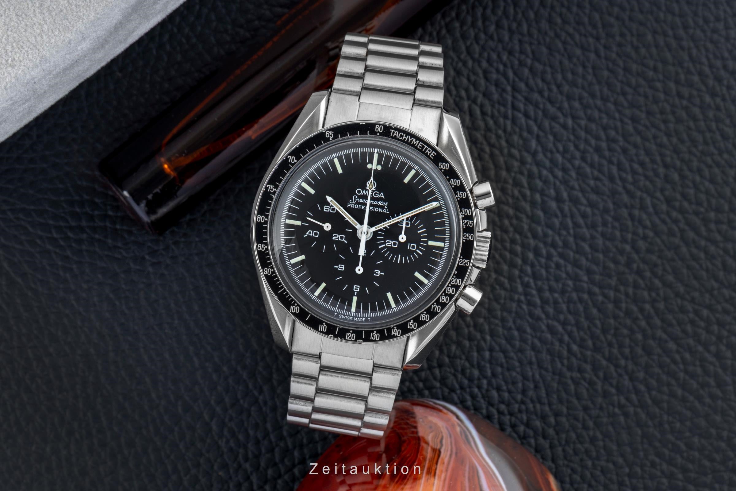 Omega Speedmaster Moonwatch cronografo acciaio carica manuale orologio da uomo ST145022 Vintage  [2600862]