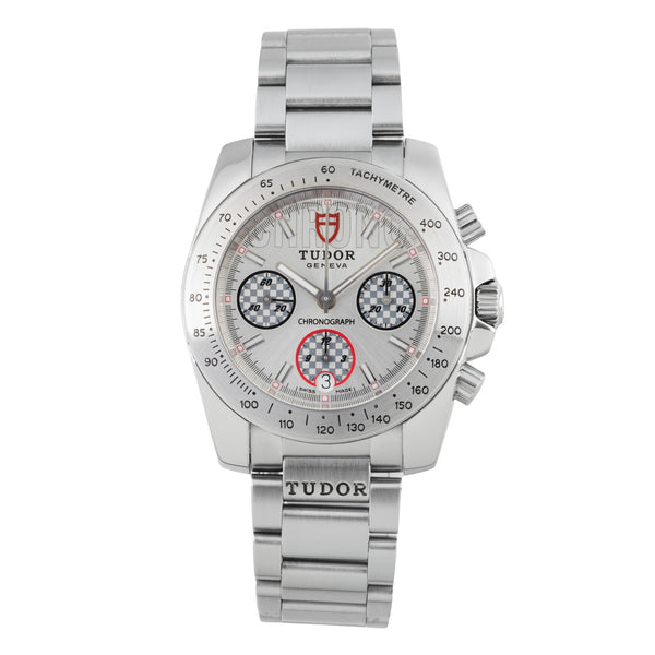Tudor Sport Chronograph chronograph steel automatic men's watch 20300  [2600865]