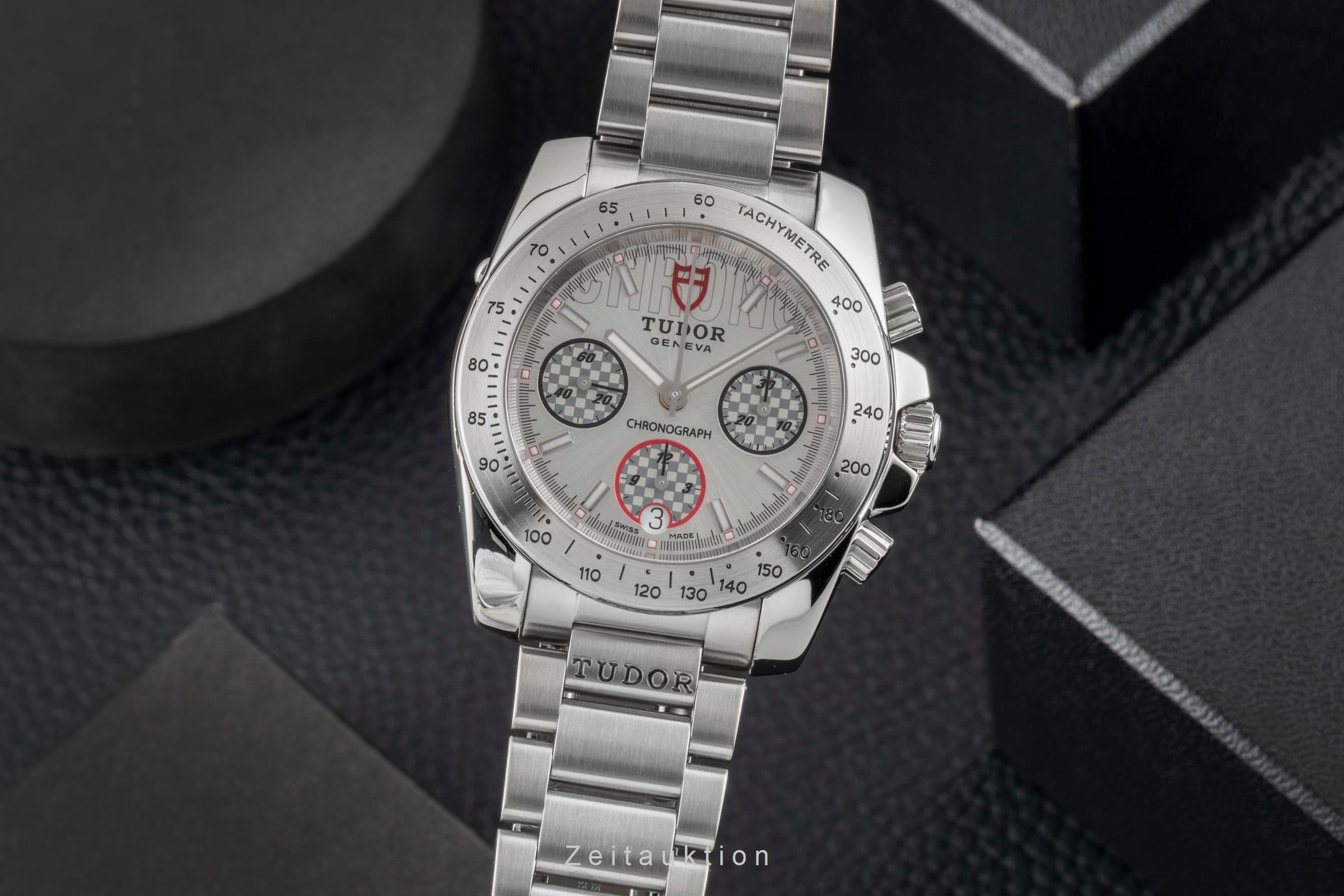 Tudor Sport Chronograph chronograph steel automatic men's watch 20300  [2600865]